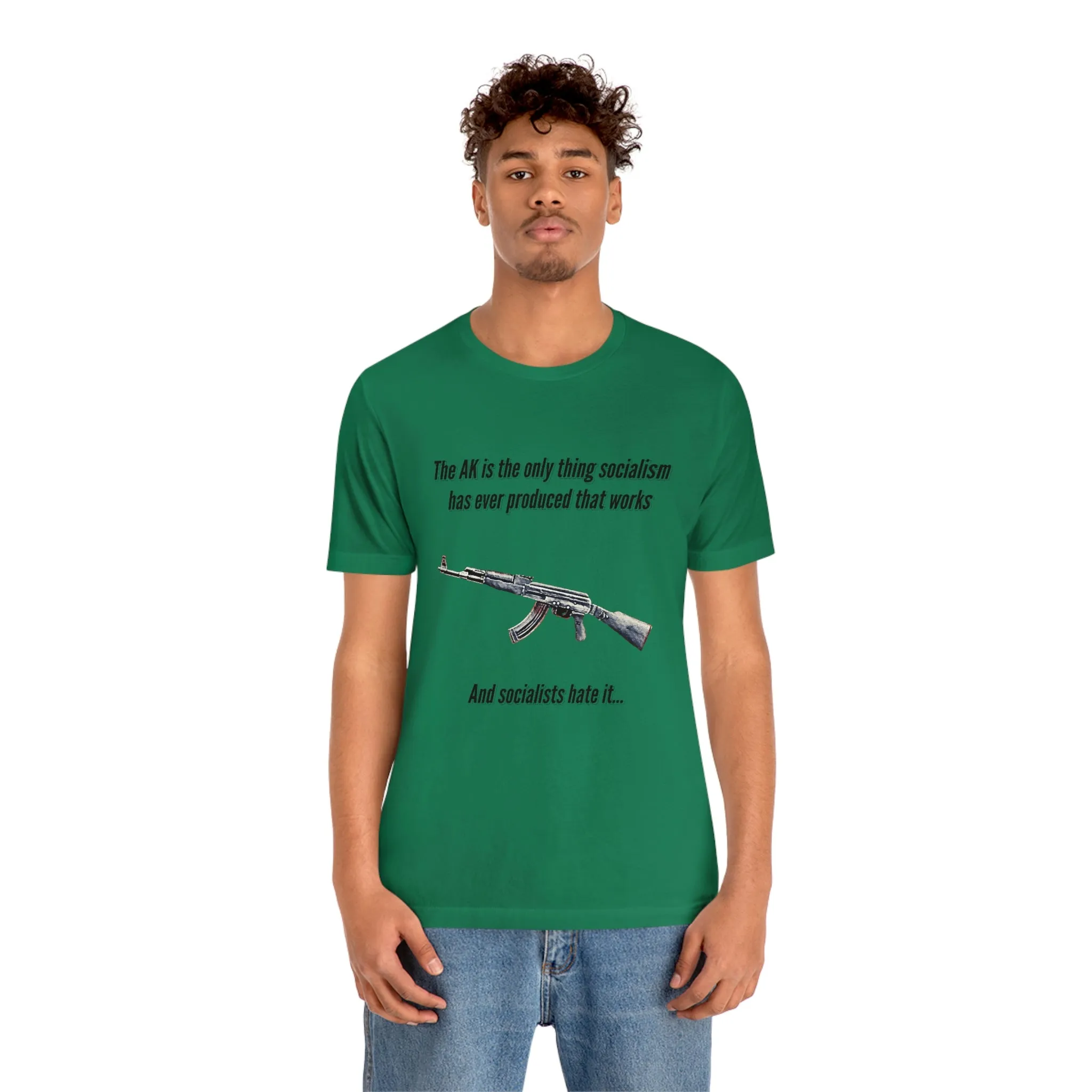 Irony of the AK-47 Men's and Ladies Tee