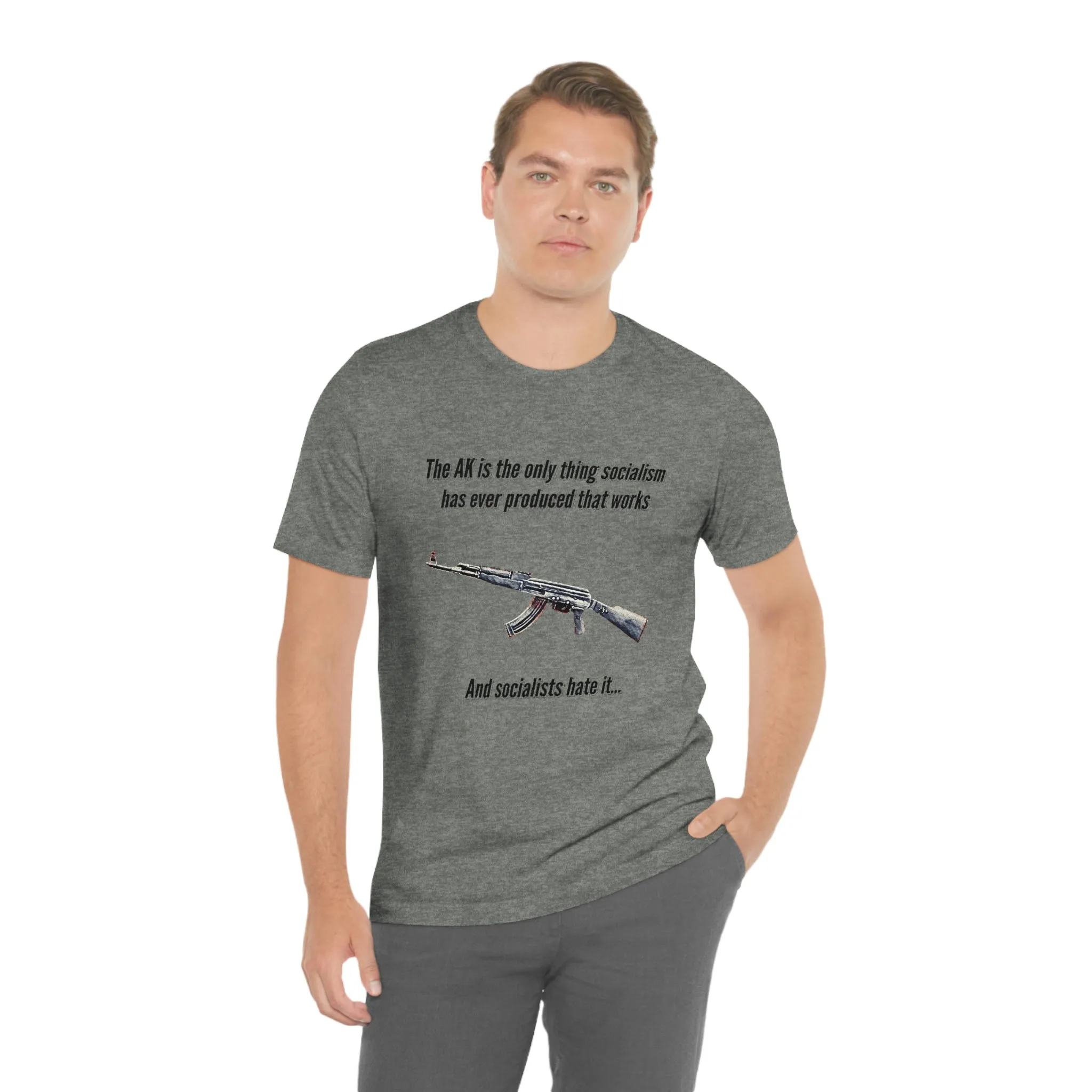 Irony of the AK-47 Men's and Ladies Tee