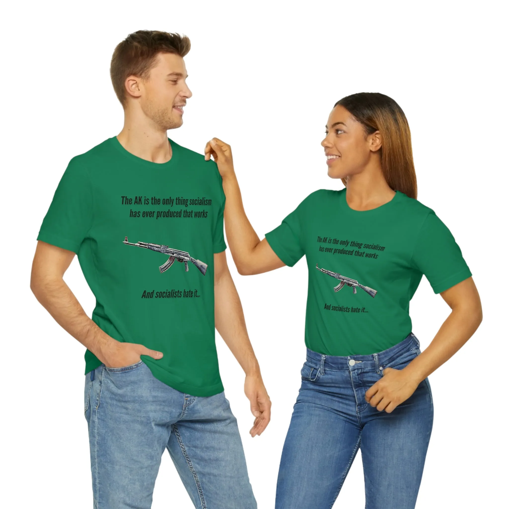 Irony of the AK-47 Men's and Ladies Tee