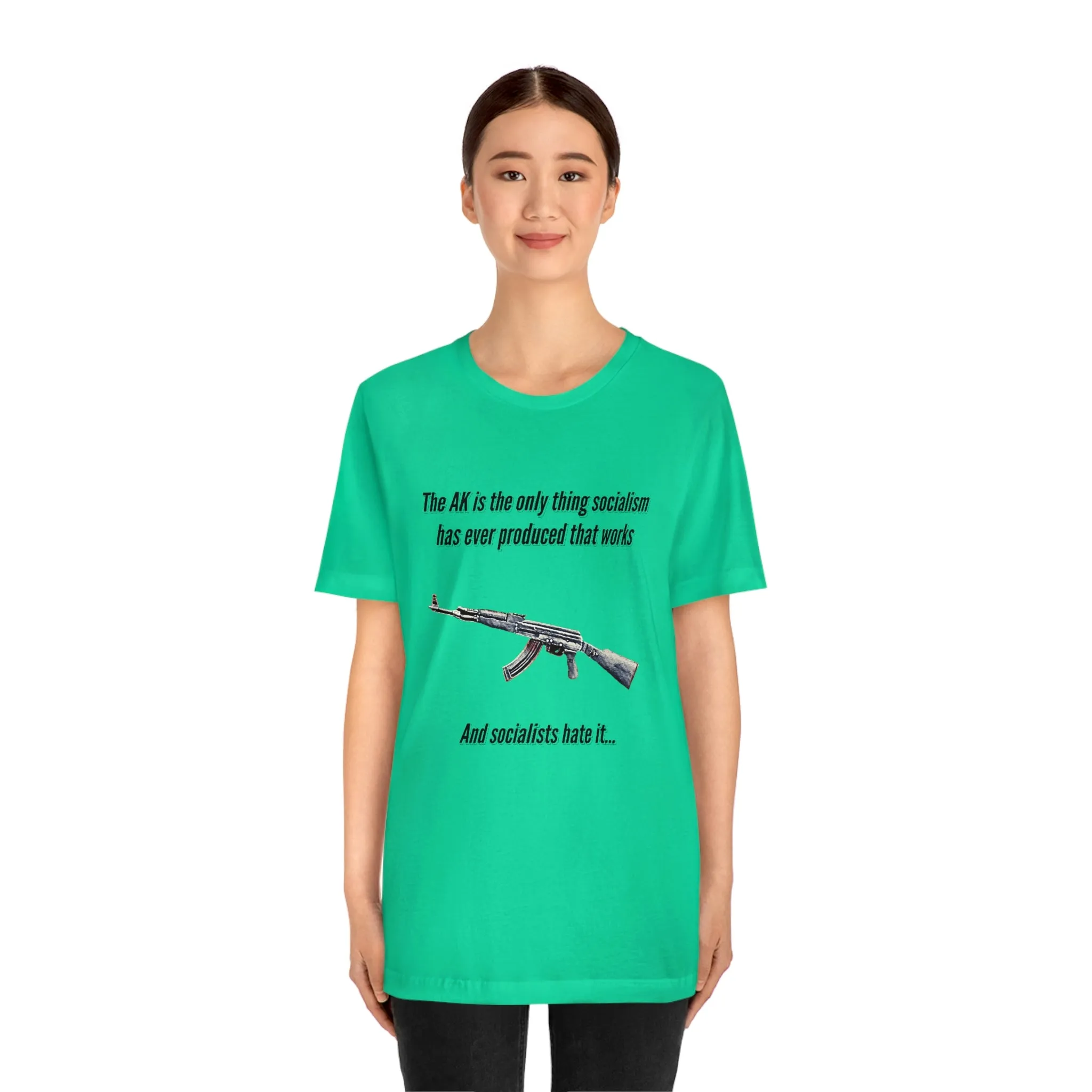 Irony of the AK-47 Men's and Ladies Tee