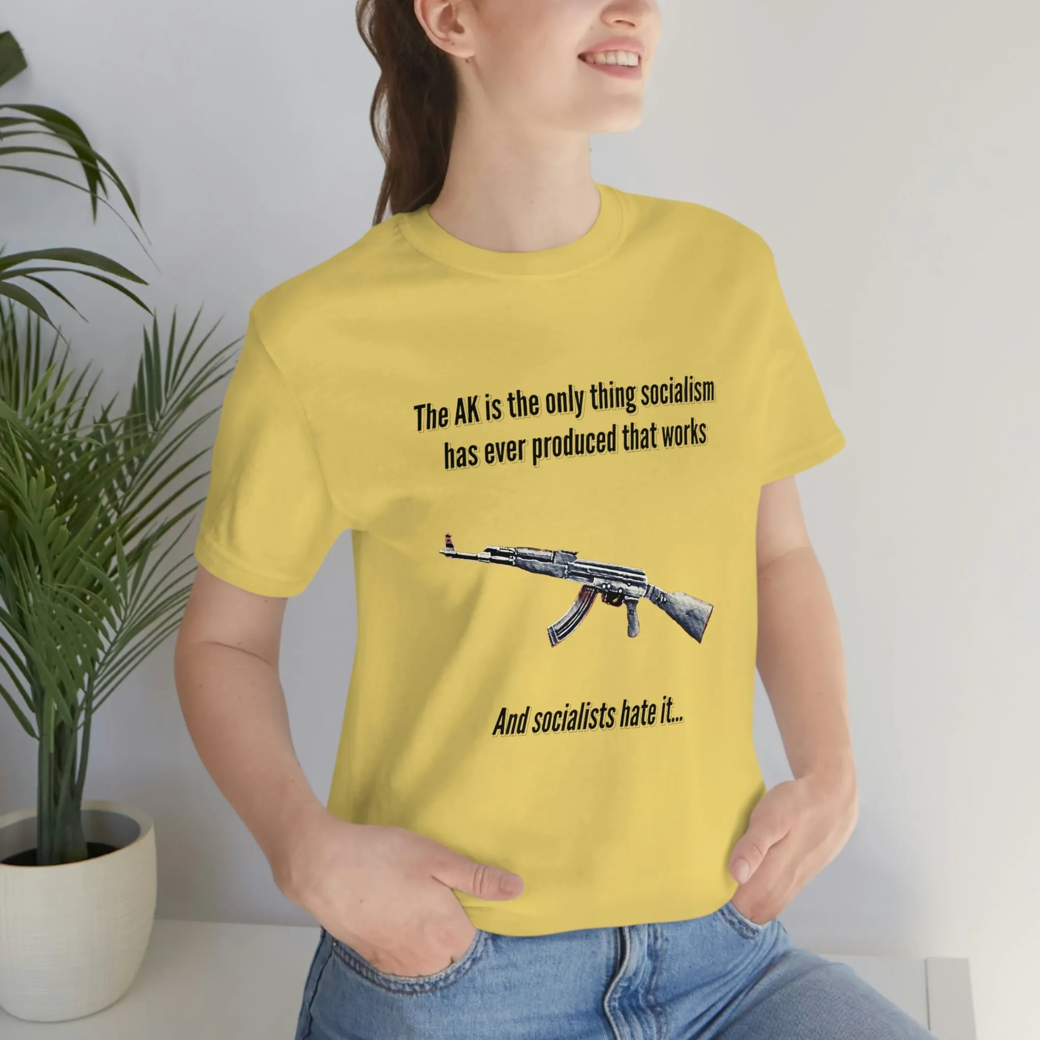 Irony of the AK-47 Men's and Ladies Tee