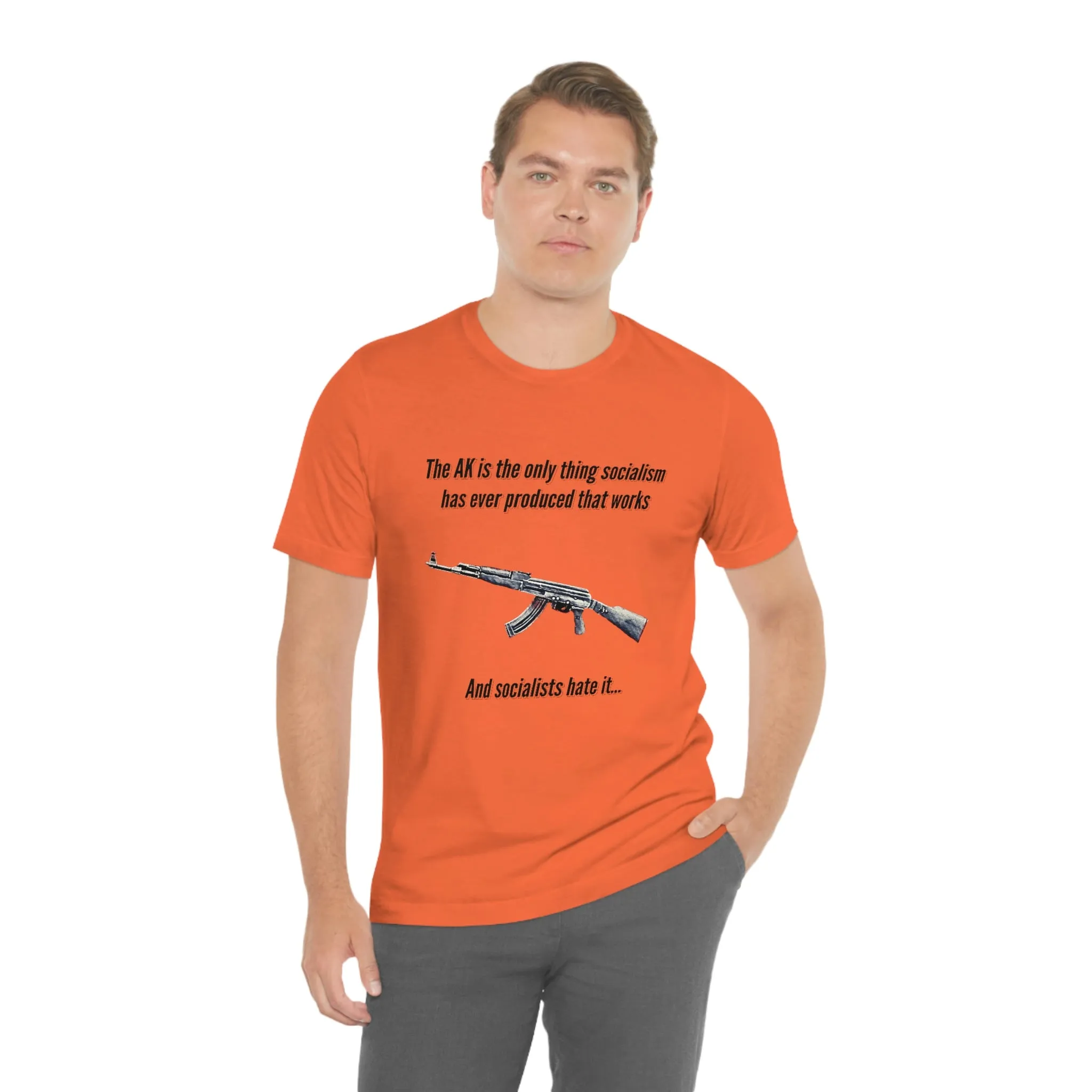 Irony of the AK-47 Men's and Ladies Tee