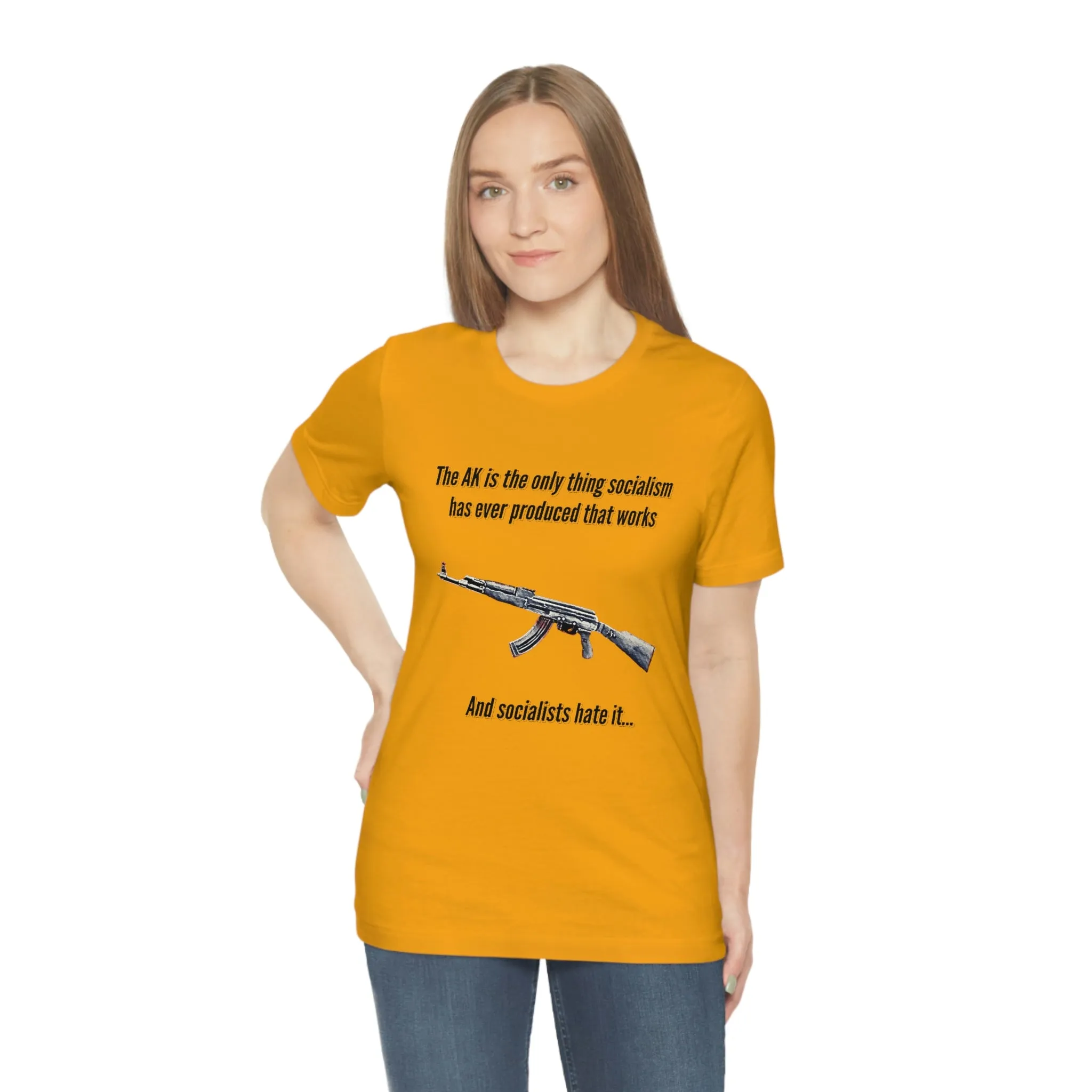 Irony of the AK-47 Men's and Ladies Tee