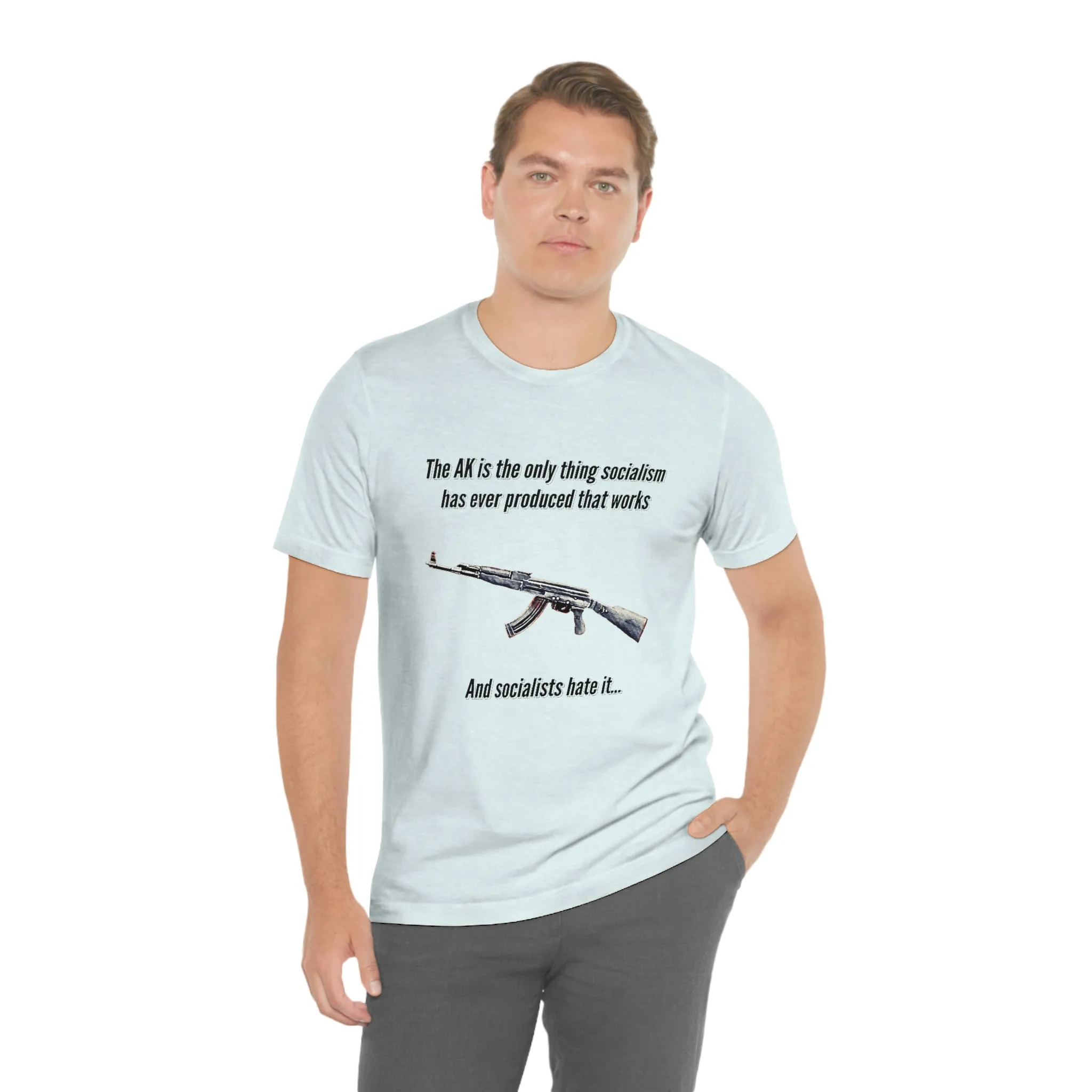 Irony of the AK-47 Men's and Ladies Tee