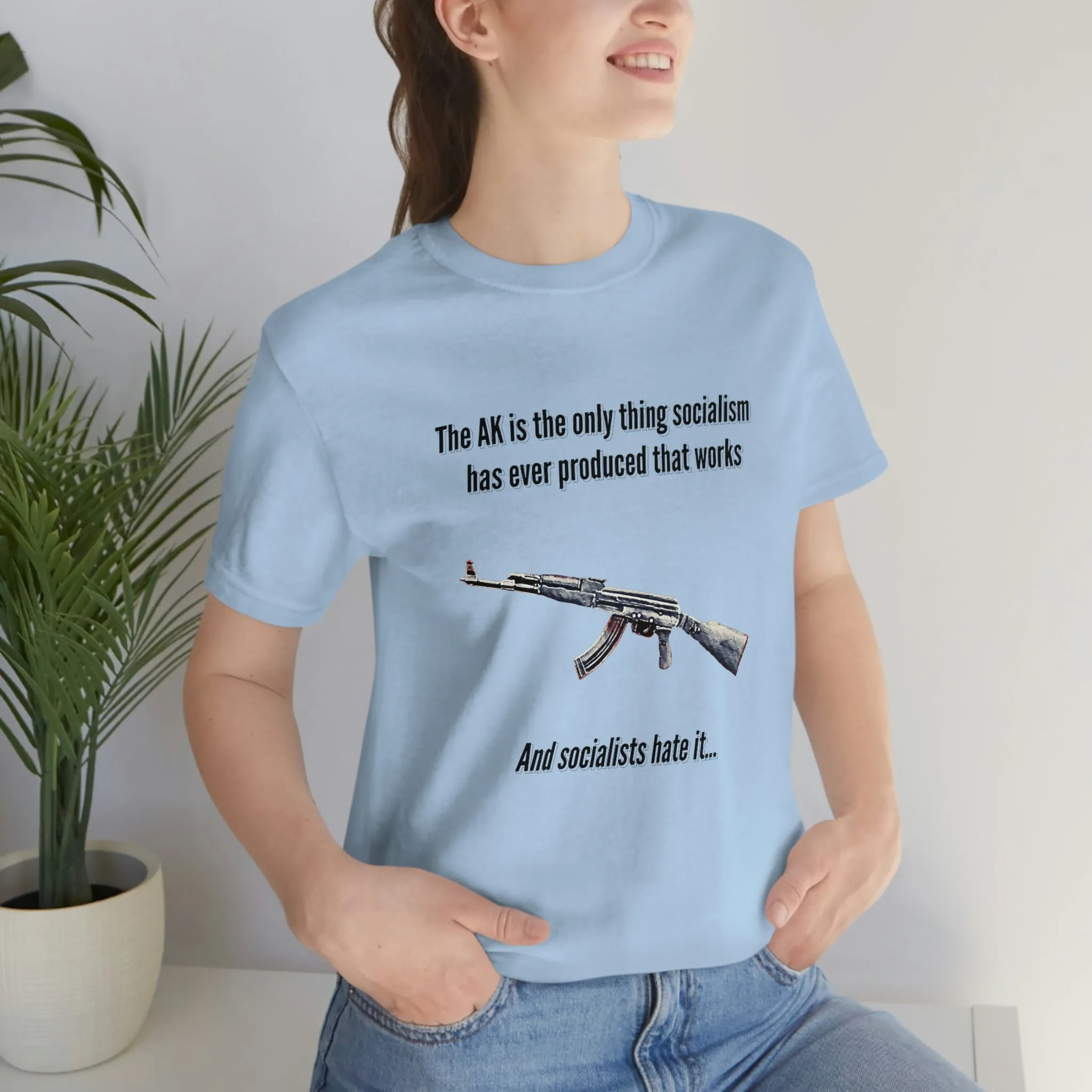 Irony of the AK-47 Men's and Ladies Tee