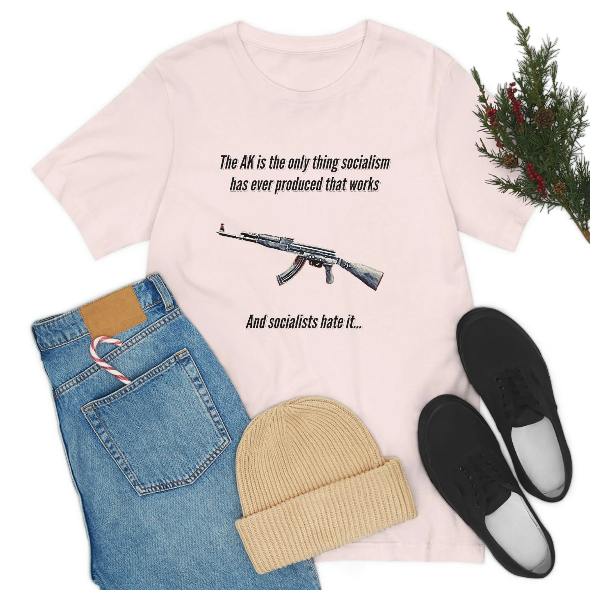 Irony of the AK-47 Men's and Ladies Tee