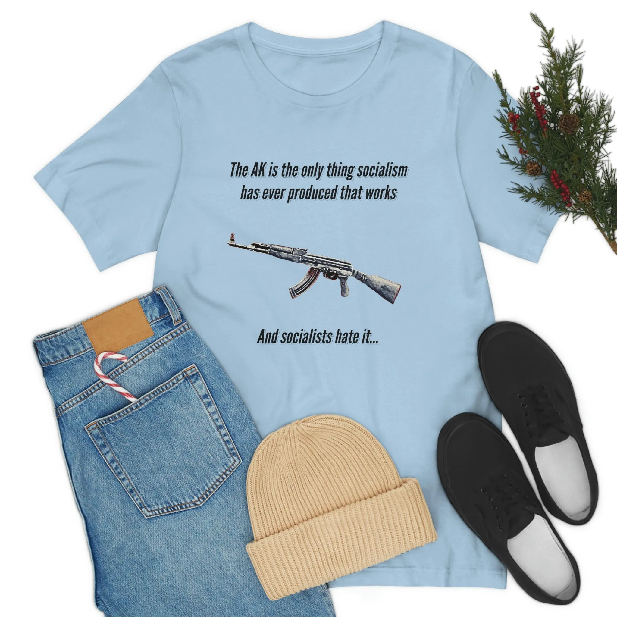 Irony of the AK-47 Men's and Ladies Tee