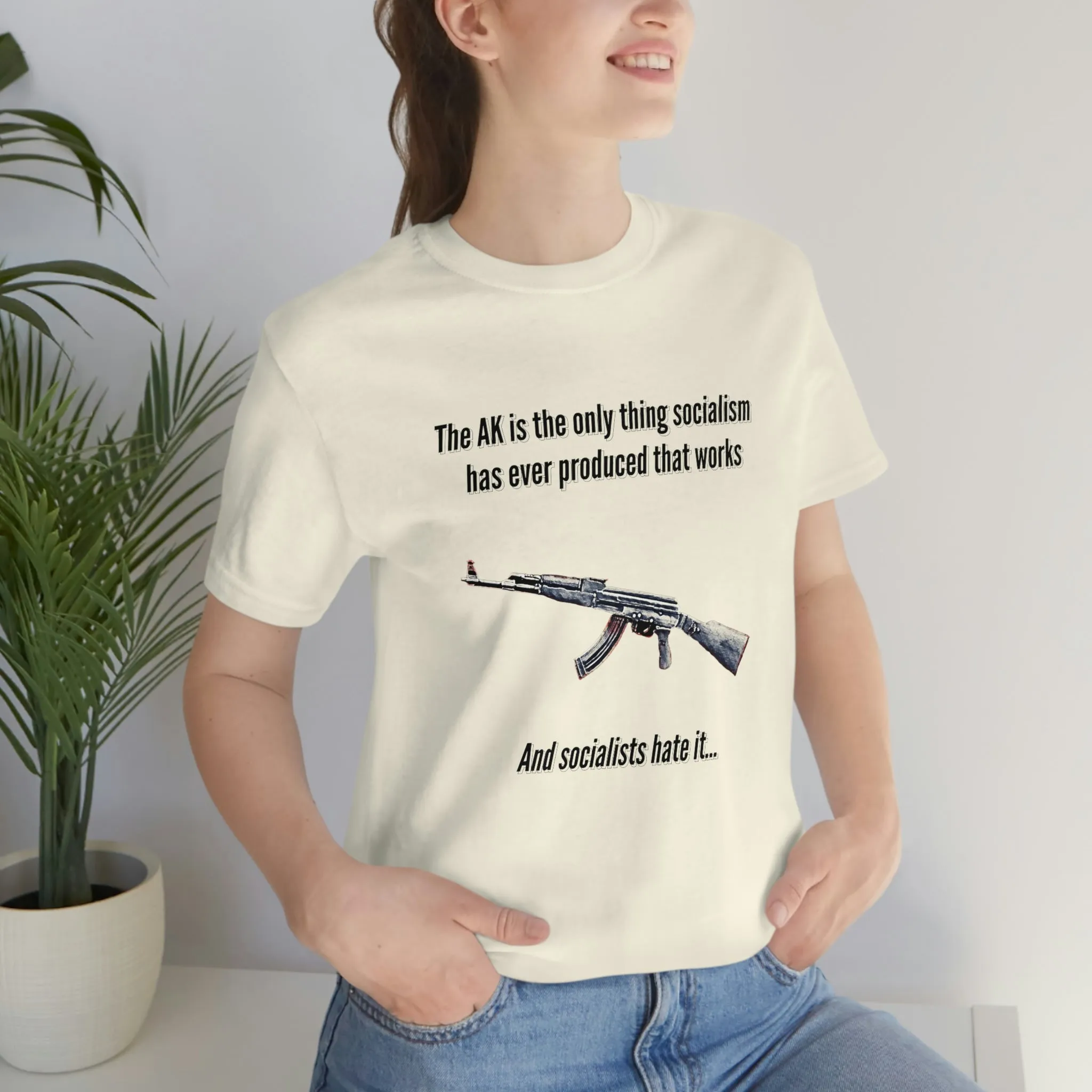 Irony of the AK-47 Men's and Ladies Tee