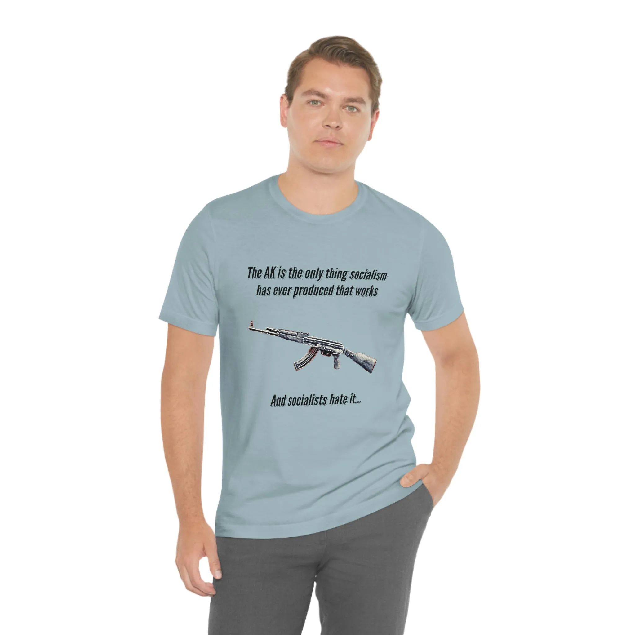 Irony of the AK-47 Men's and Ladies Tee