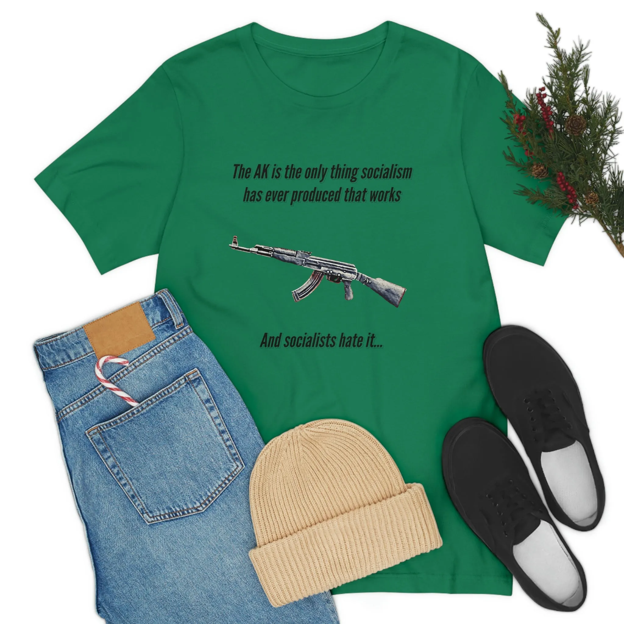 Irony of the AK-47 Men's and Ladies Tee