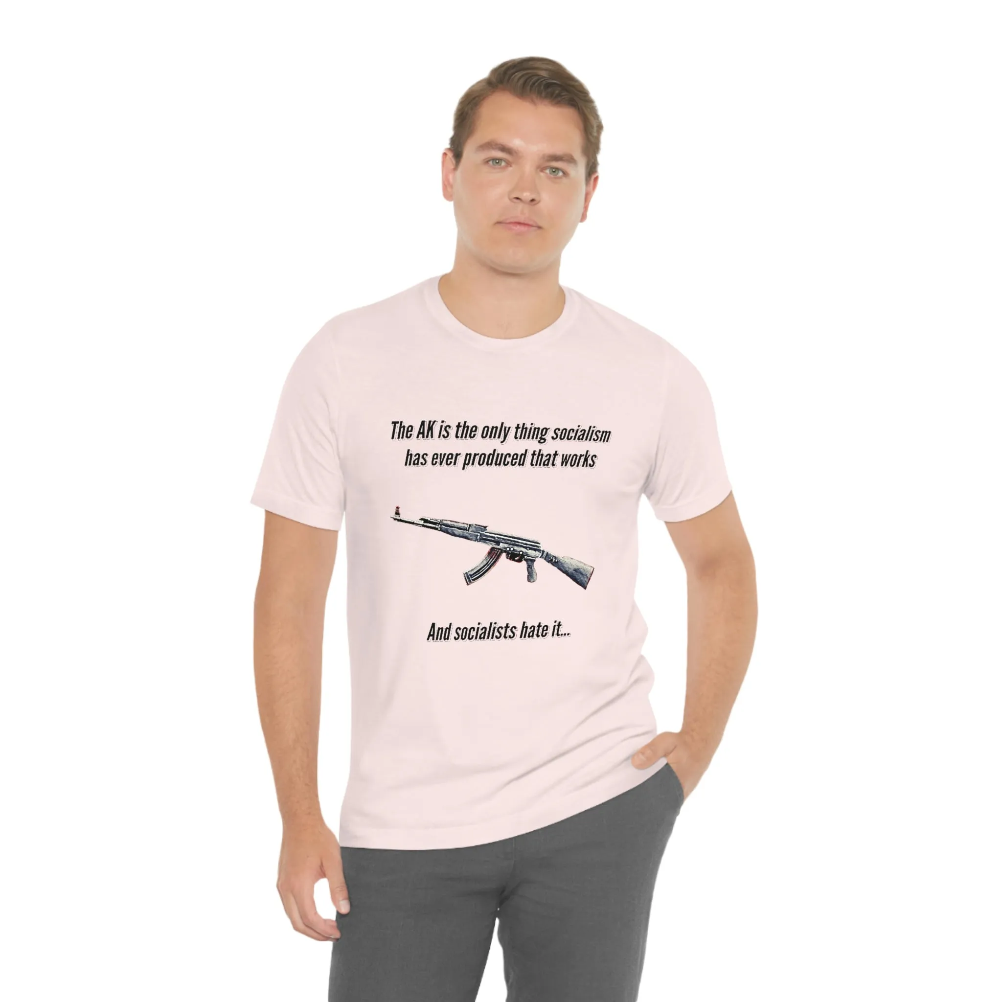 Irony of the AK-47 Men's and Ladies Tee