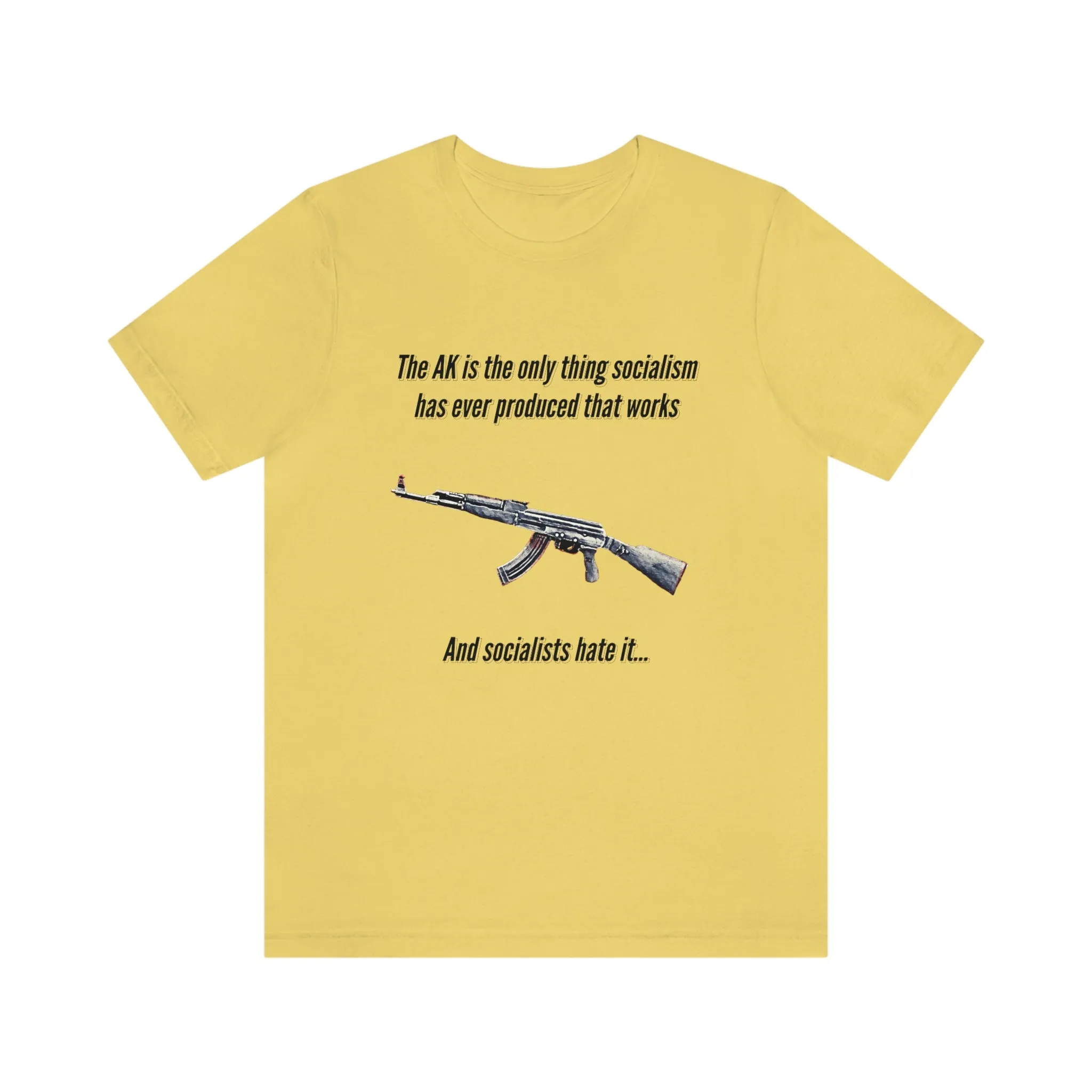 Irony of the AK-47 Men's and Ladies Tee