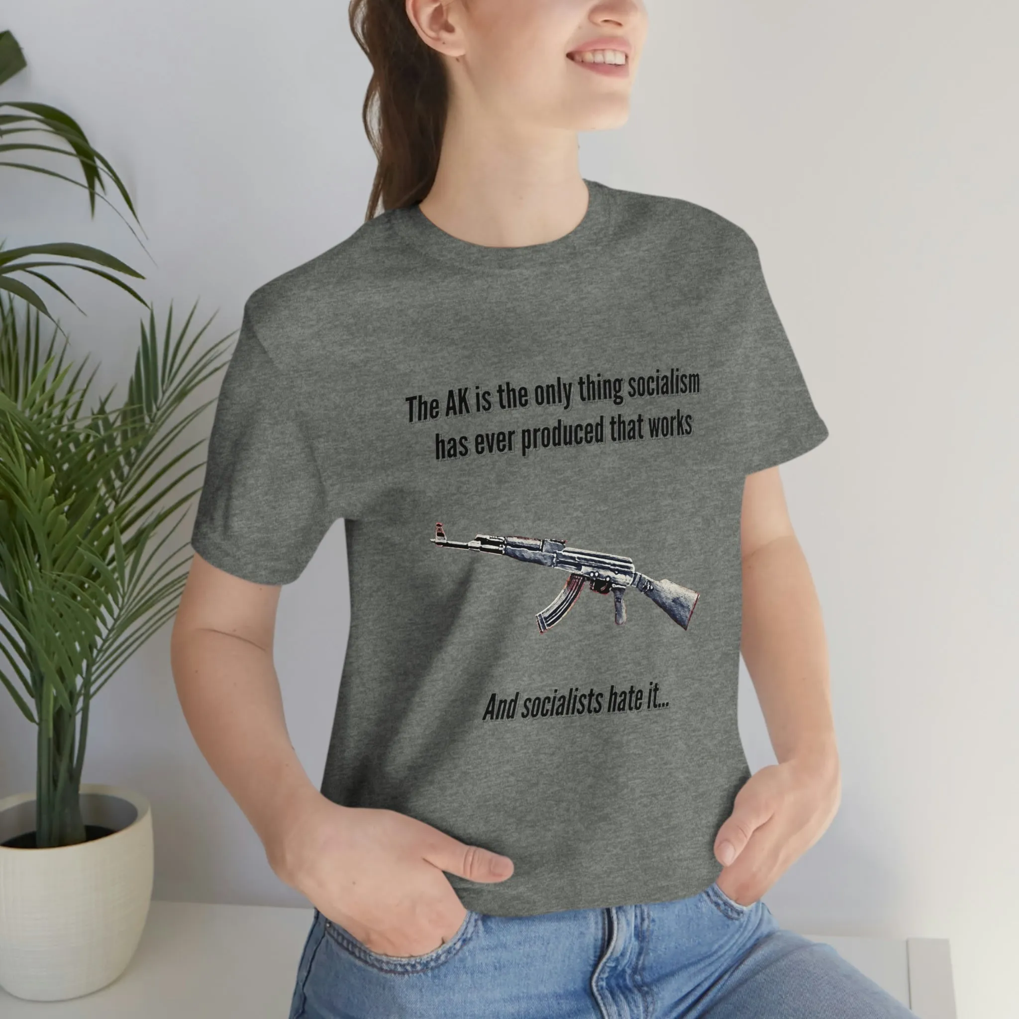 Irony of the AK-47 Men's and Ladies Tee