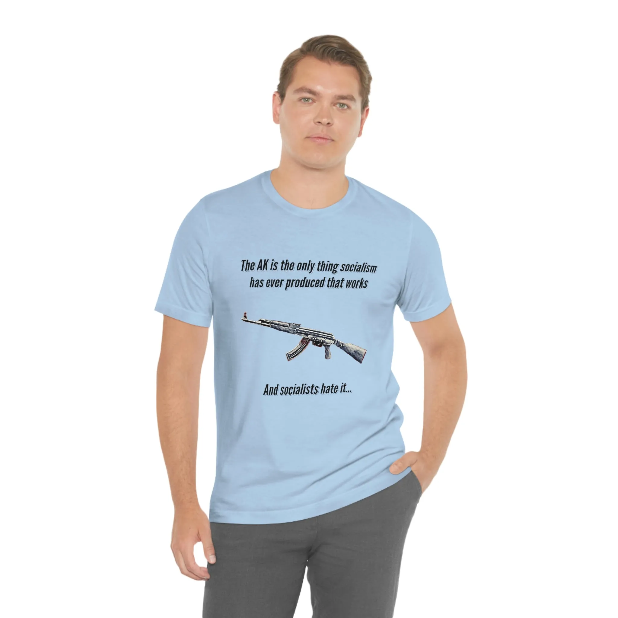 Irony of the AK-47 Men's and Ladies Tee