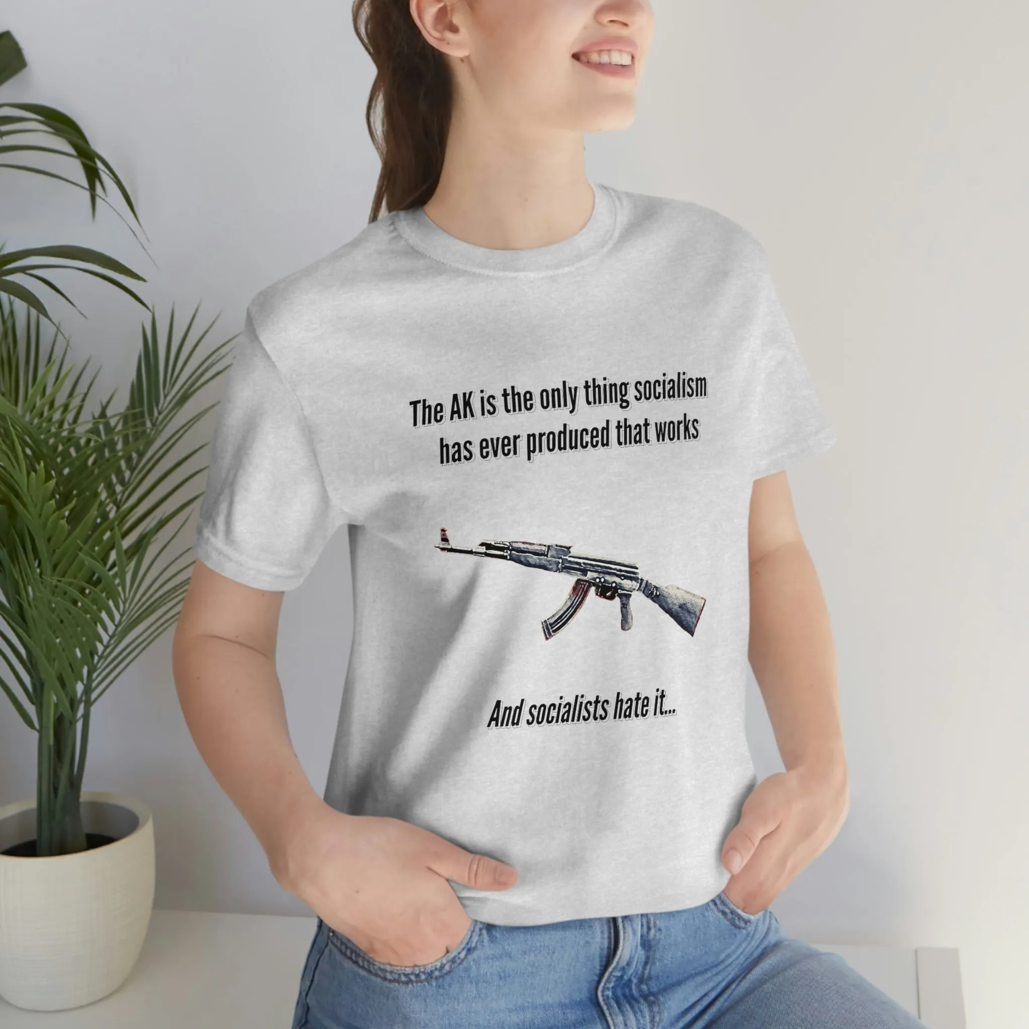 Irony of the AK-47 Men's and Ladies Tee