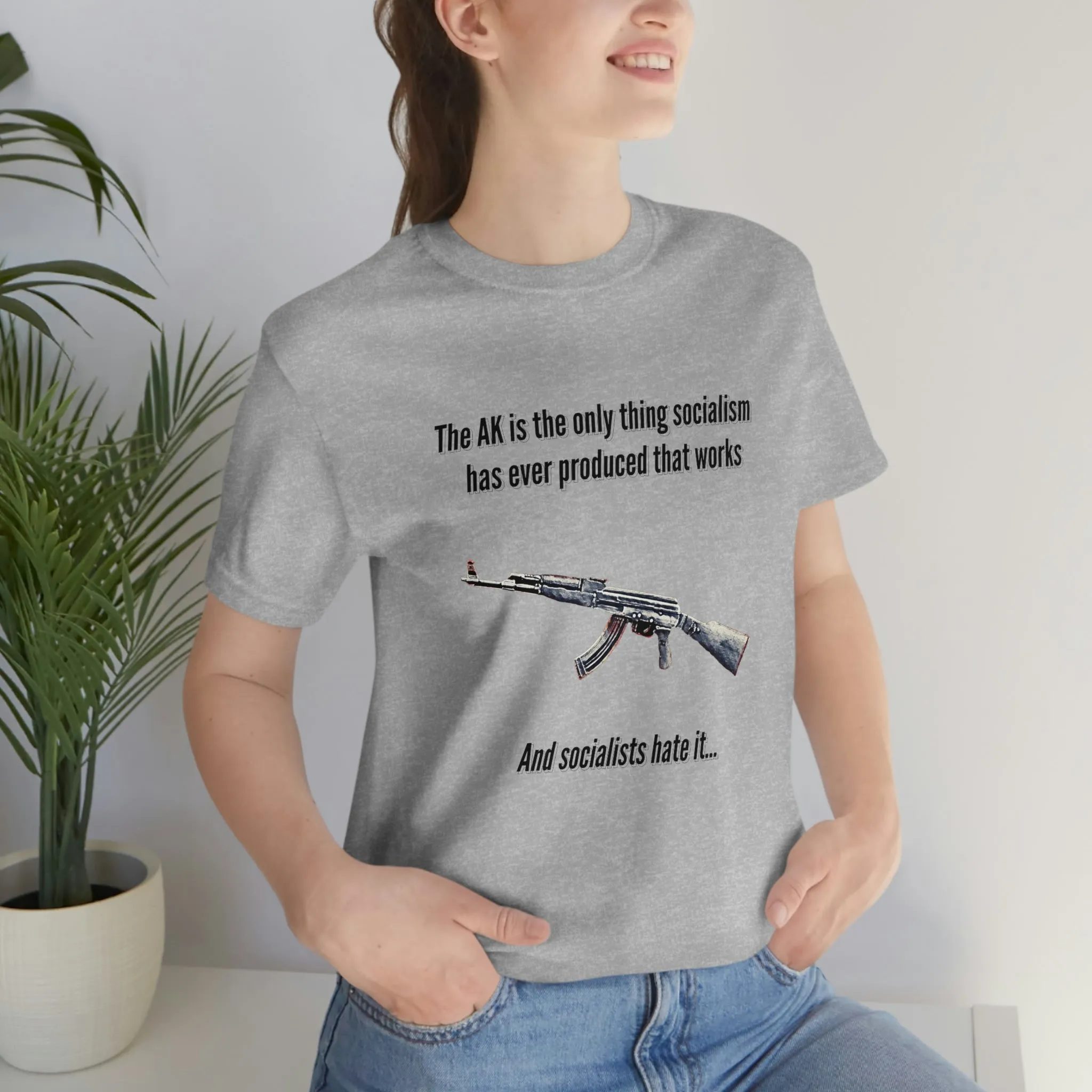 Irony of the AK-47 Men's and Ladies Tee