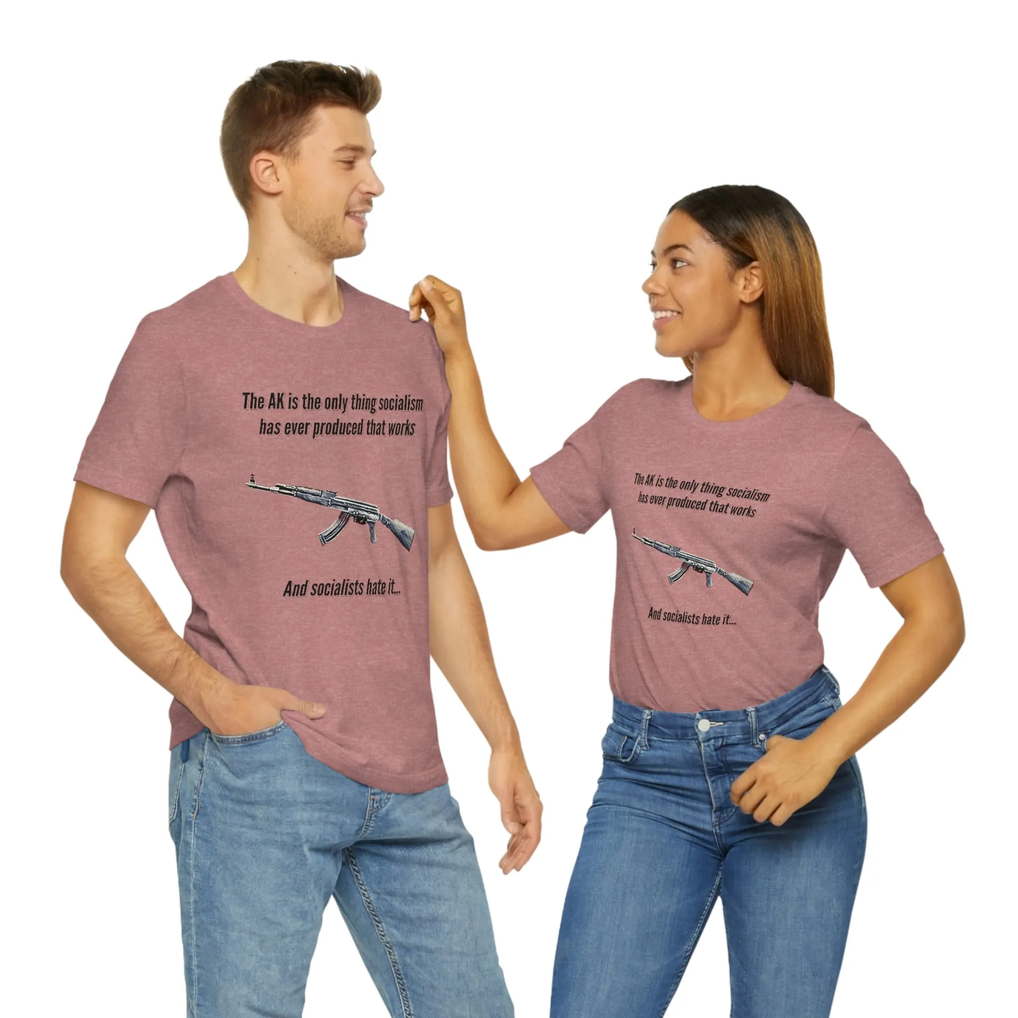 Irony of the AK-47 Men's and Ladies Tee