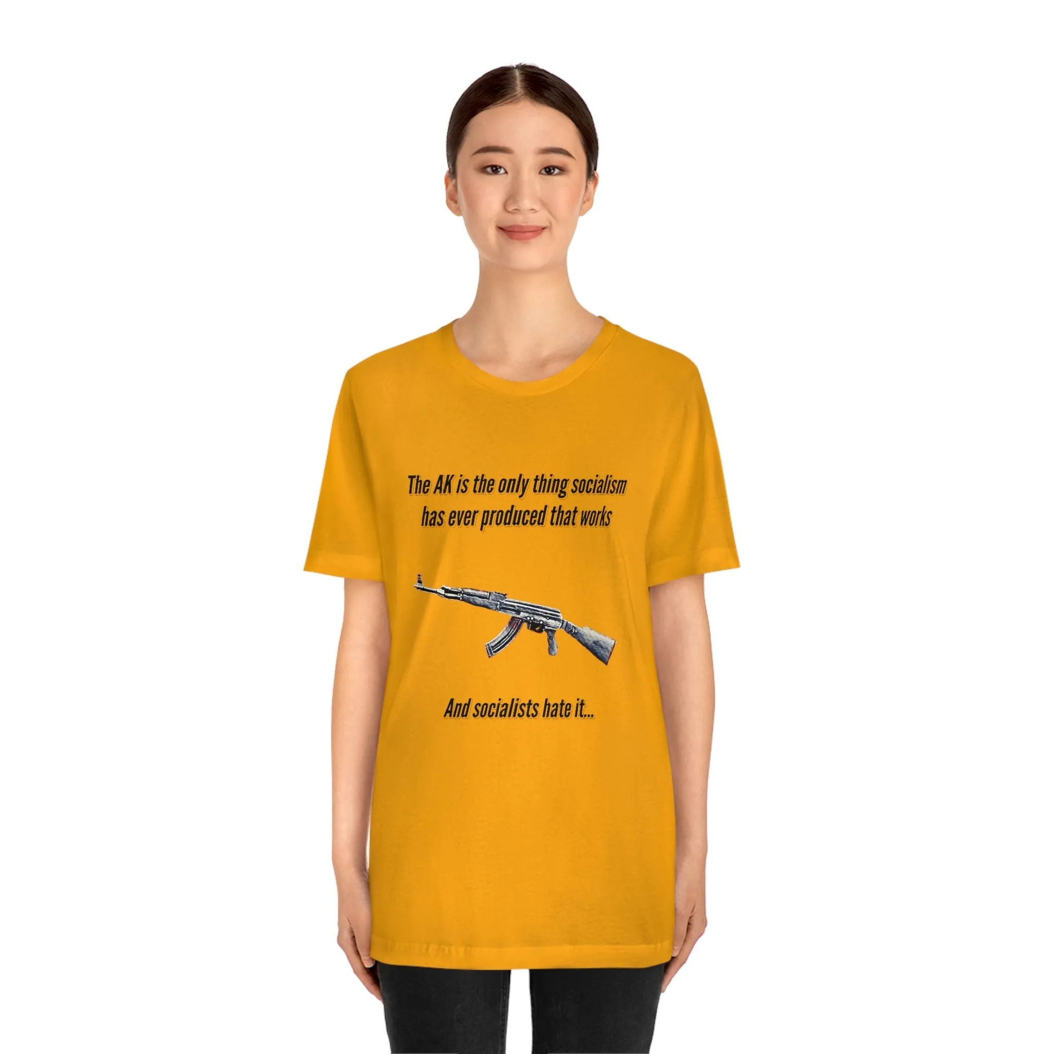 Irony of the AK-47 Men's and Ladies Tee