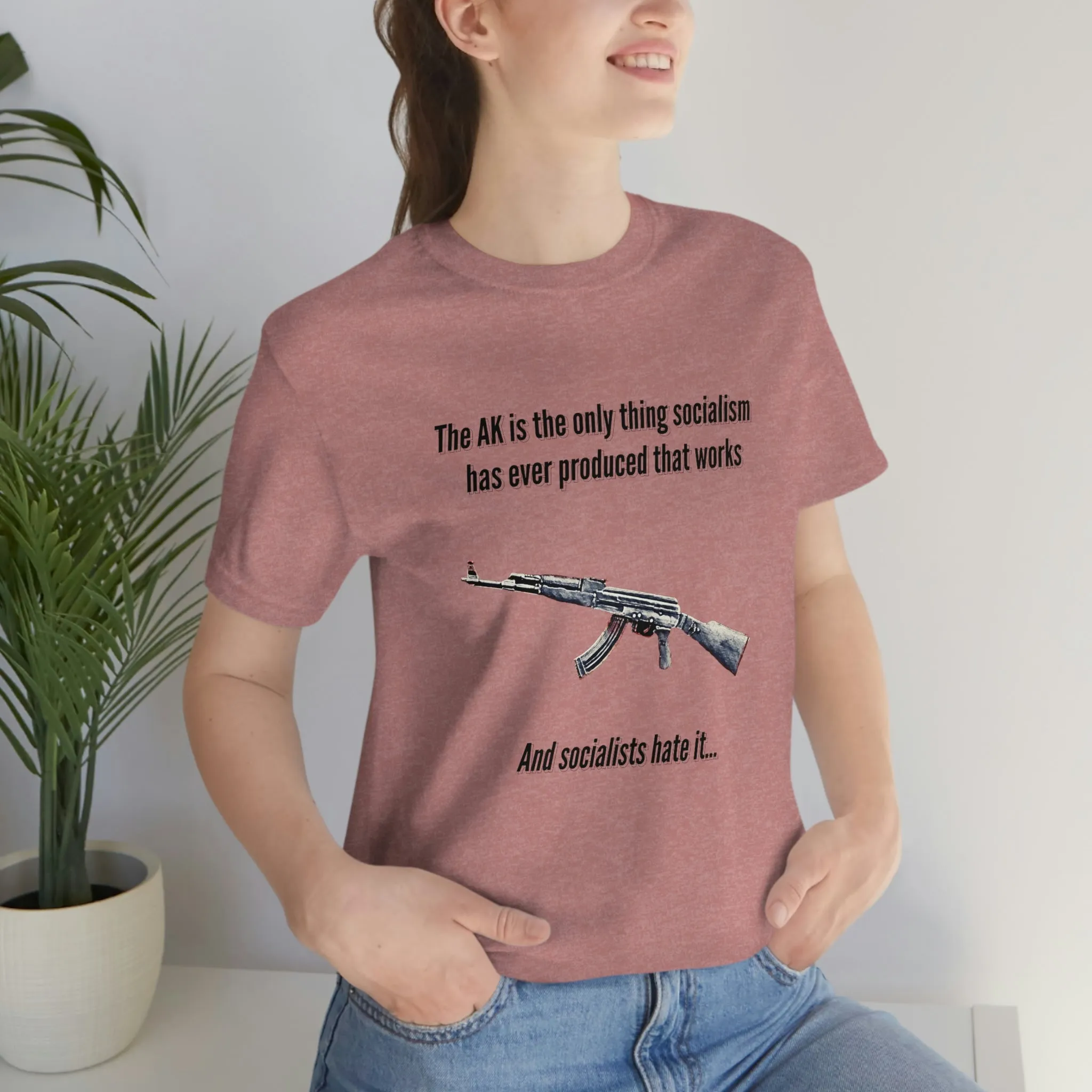 Irony of the AK-47 Men's and Ladies Tee