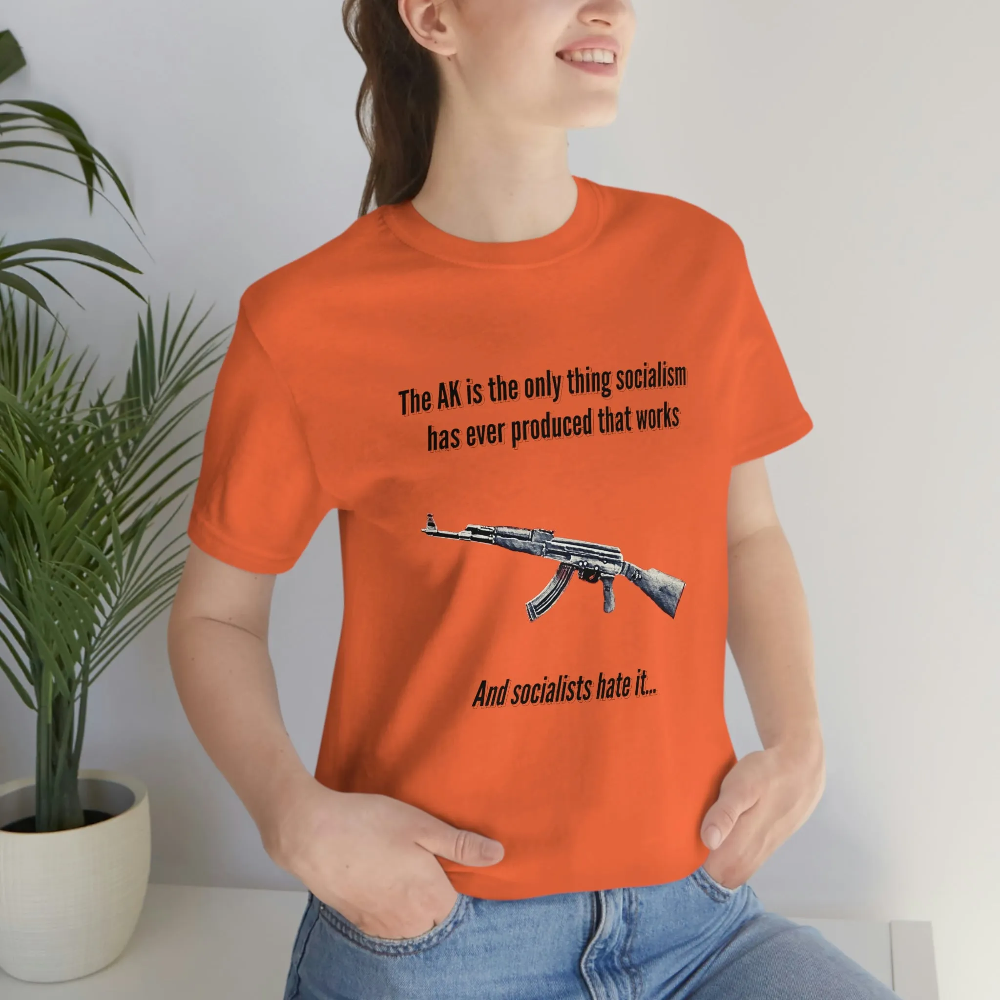 Irony of the AK-47 Men's and Ladies Tee