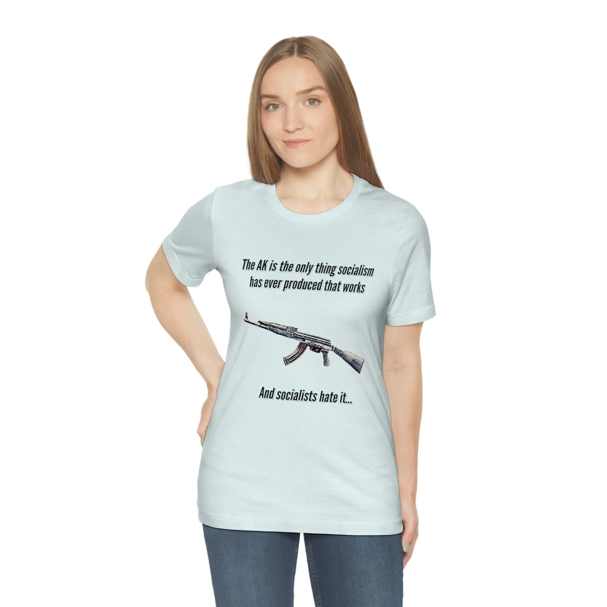 Irony of the AK-47 Men's and Ladies Tee