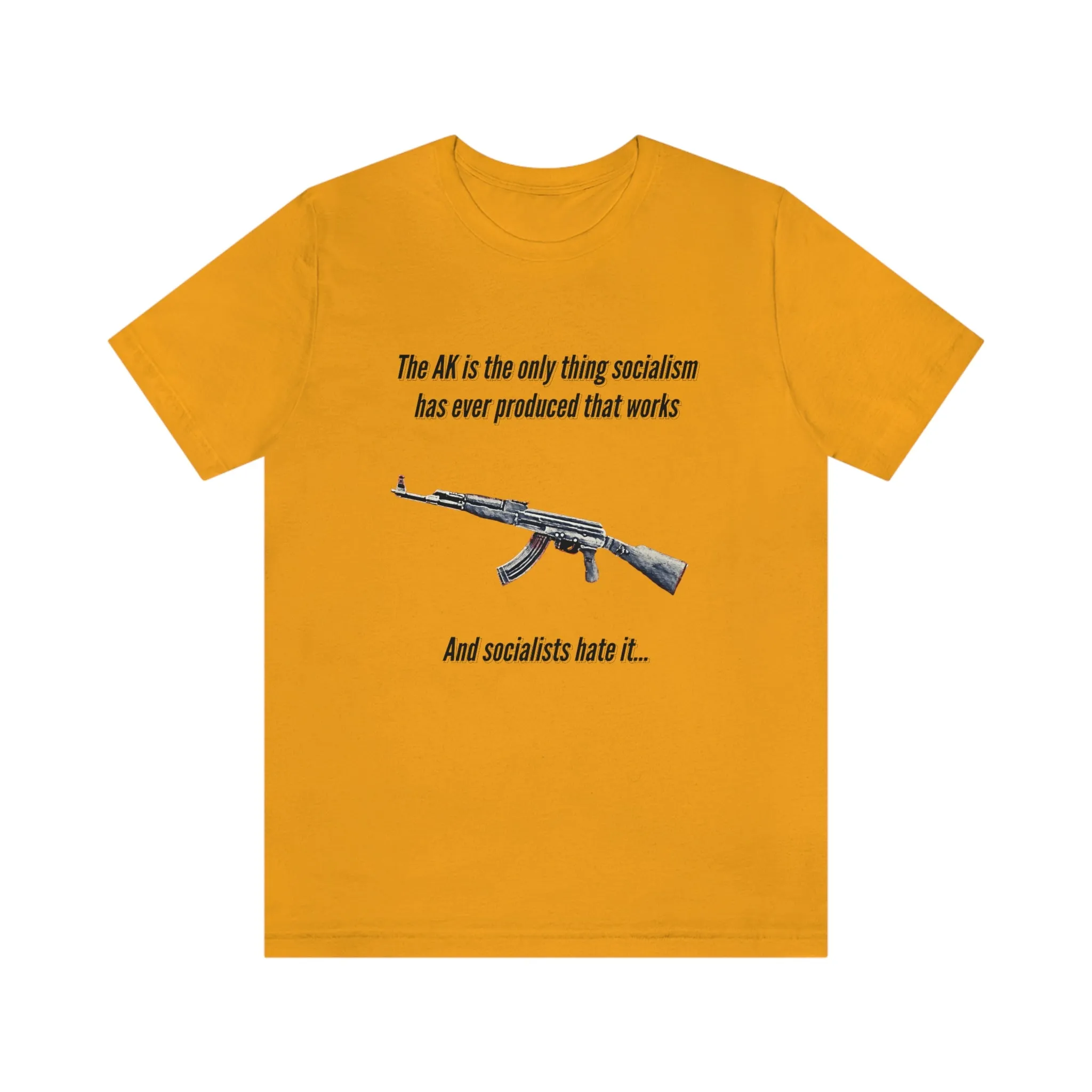 Irony of the AK-47 Men's and Ladies Tee