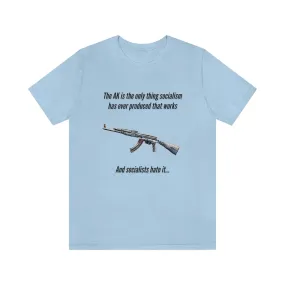 Irony of the AK-47 Men's and Ladies Tee