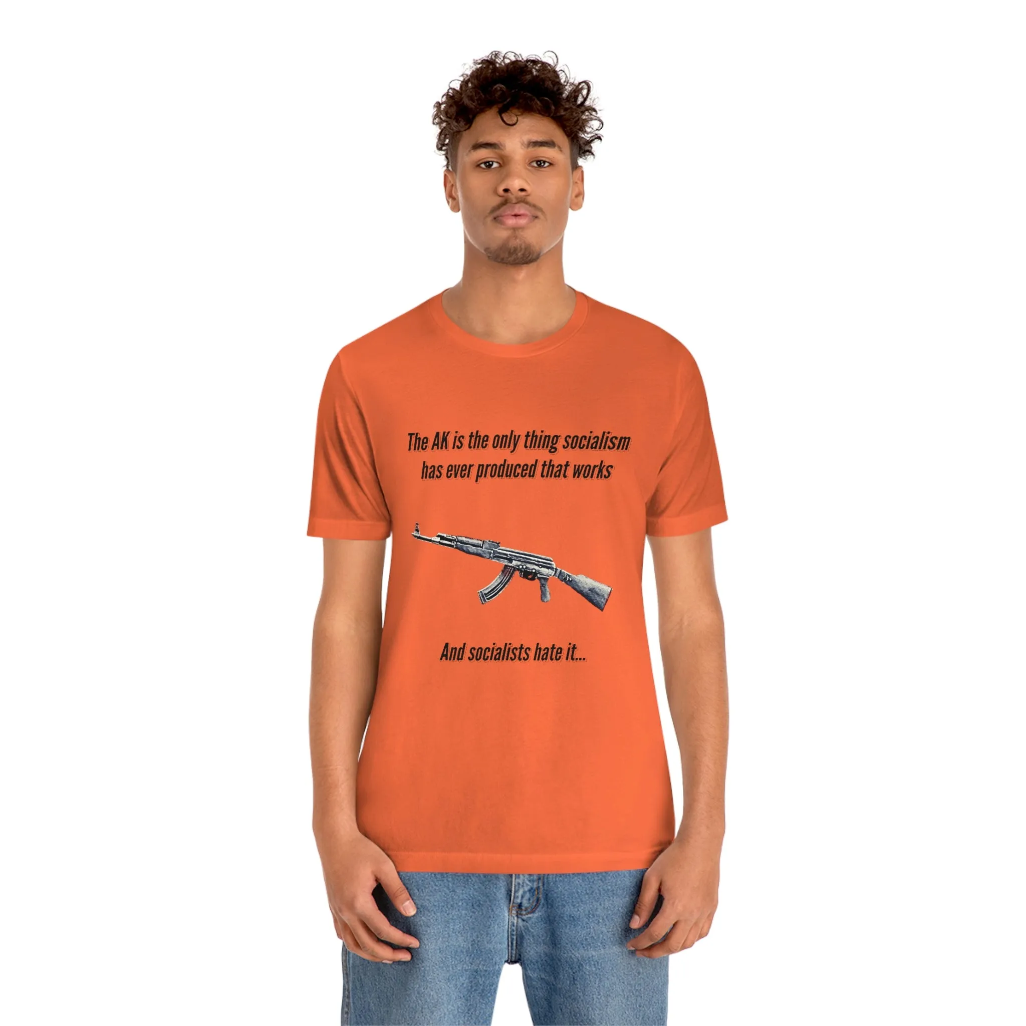 Irony of the AK-47 Men's and Ladies Tee