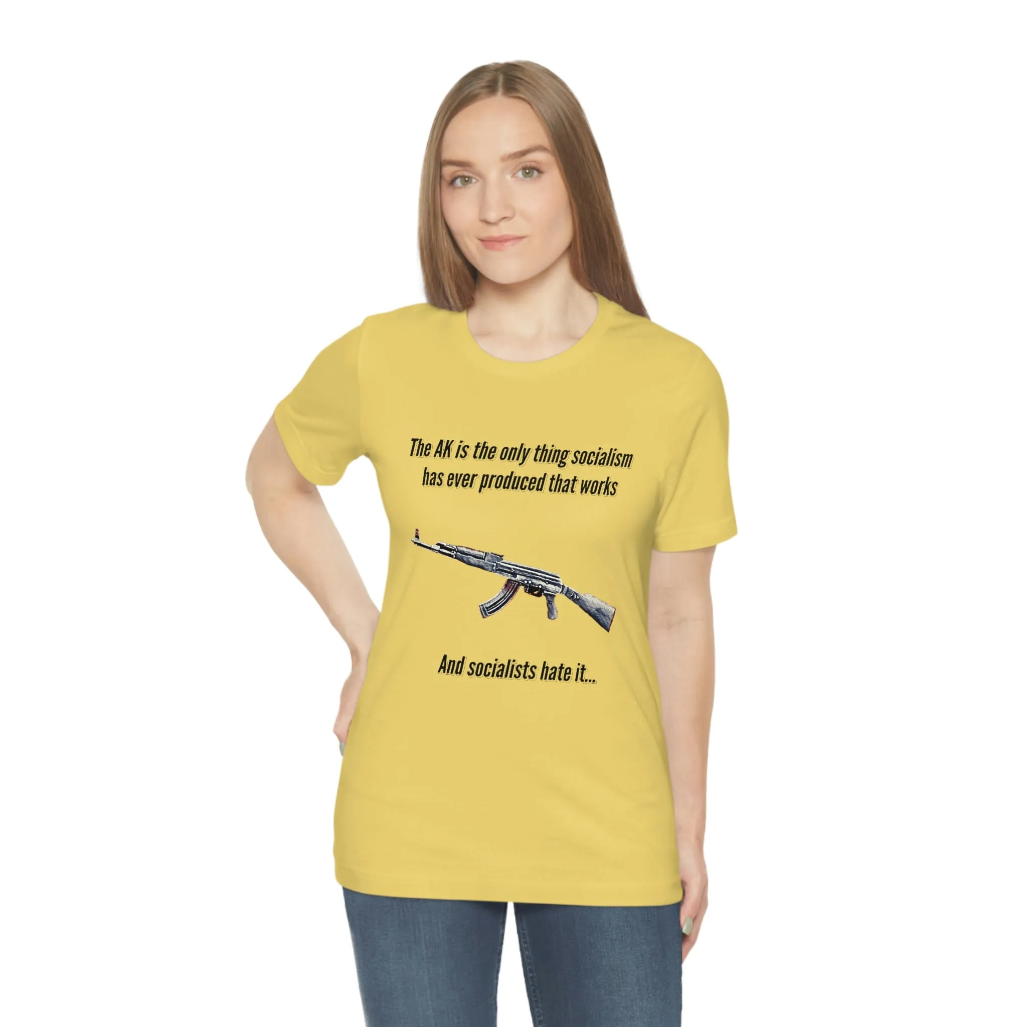 Irony of the AK-47 Men's and Ladies Tee