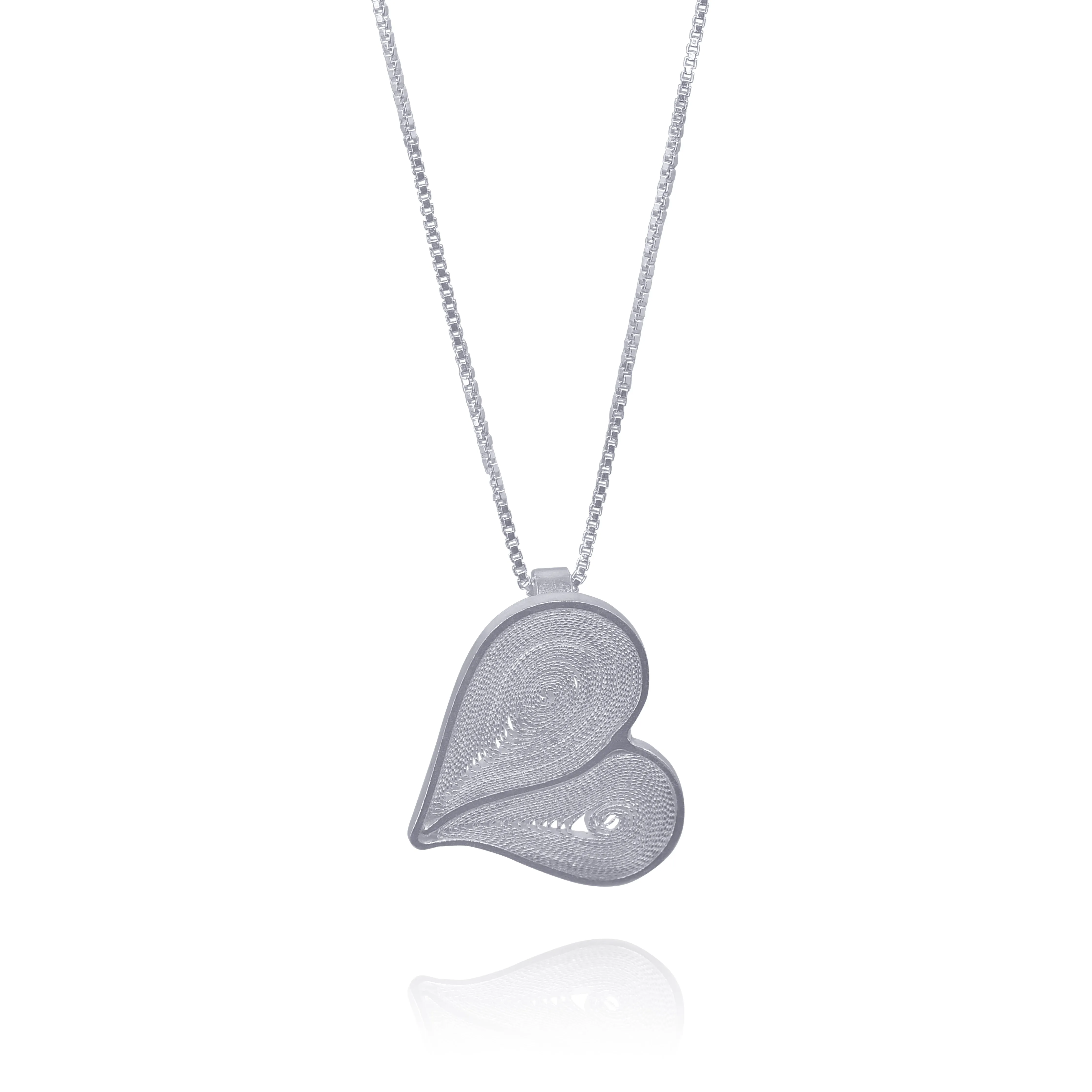 JUDE HEART SILVER SET