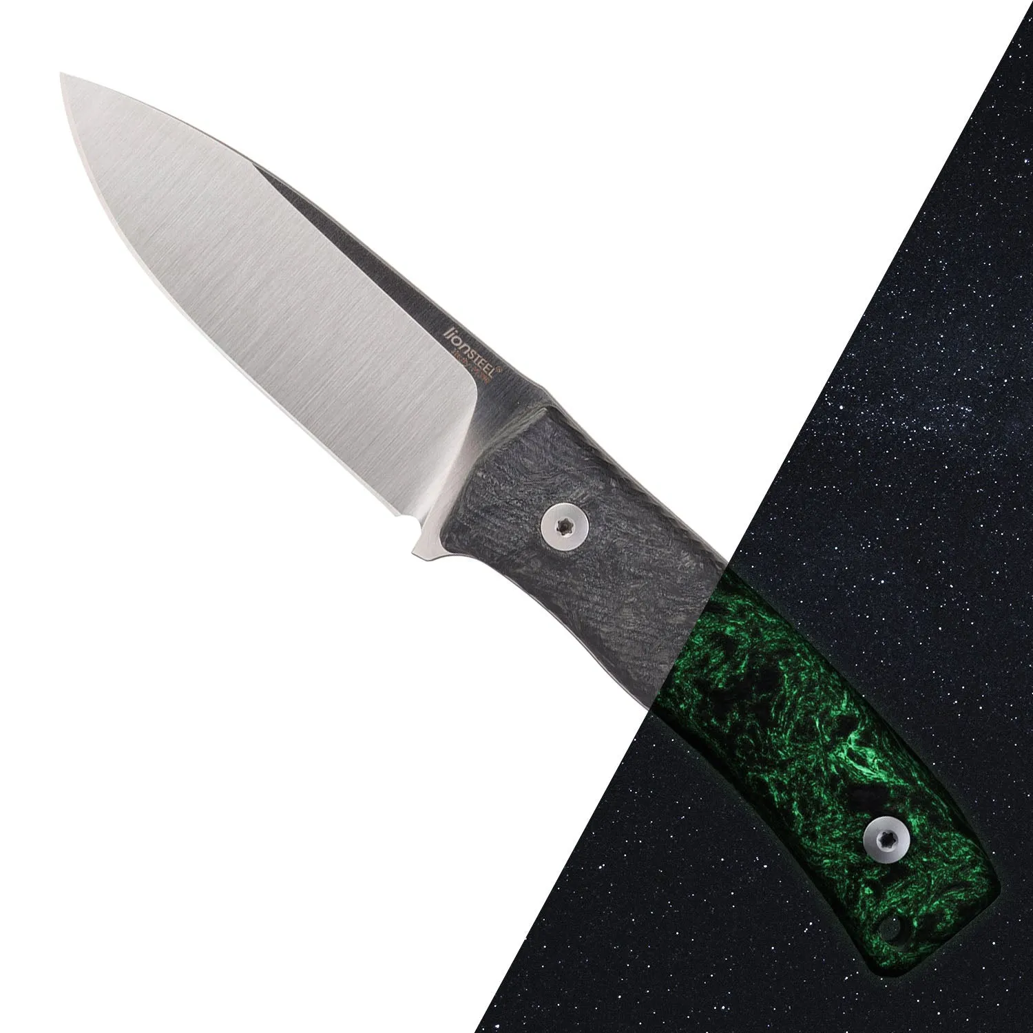 Kaviso x LionSTEEL M4 FatCarbon Fixed Blade Knife