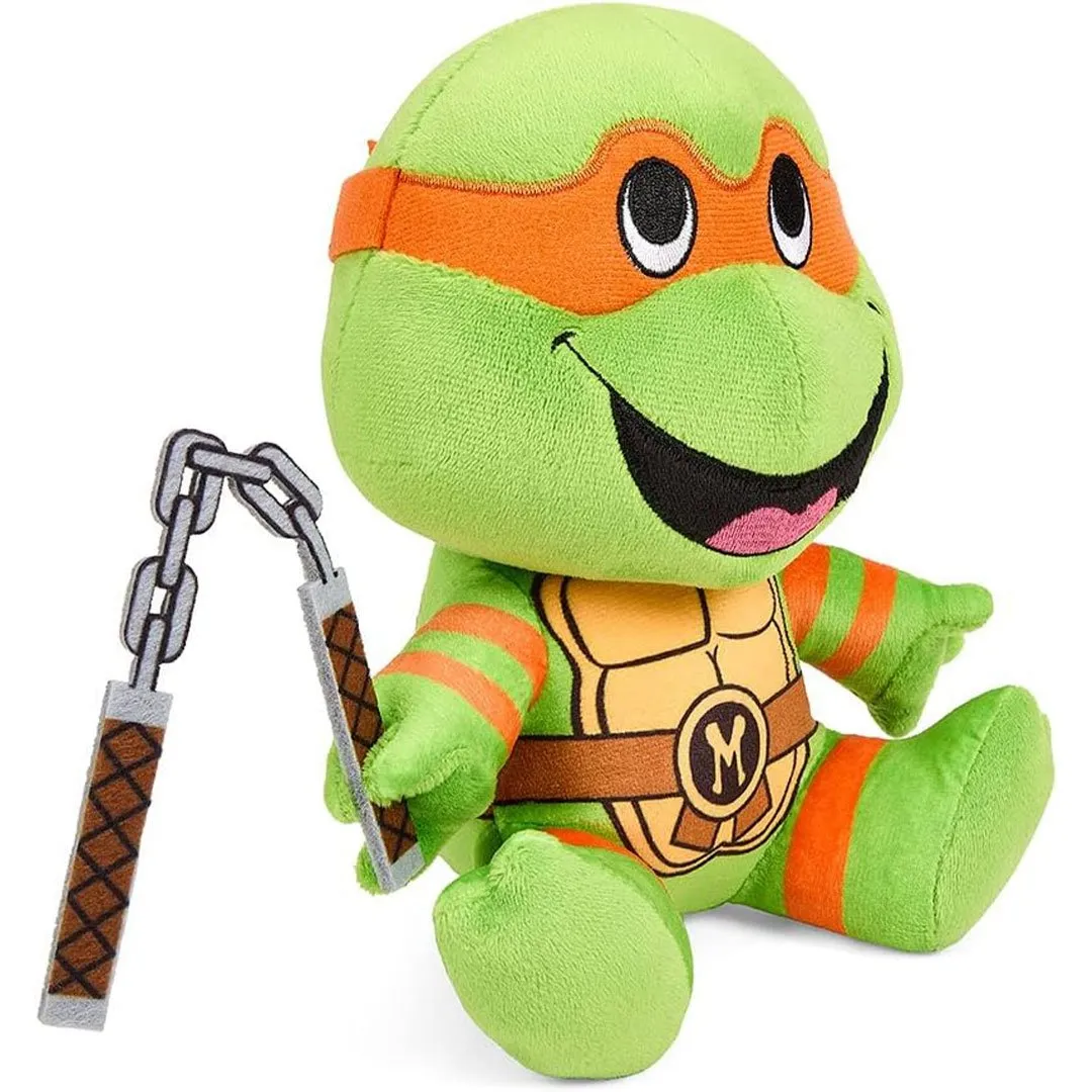 Kidrobot Teenage Mutant Ninja Turtles 7.5 Michelangelo Phunny Plush