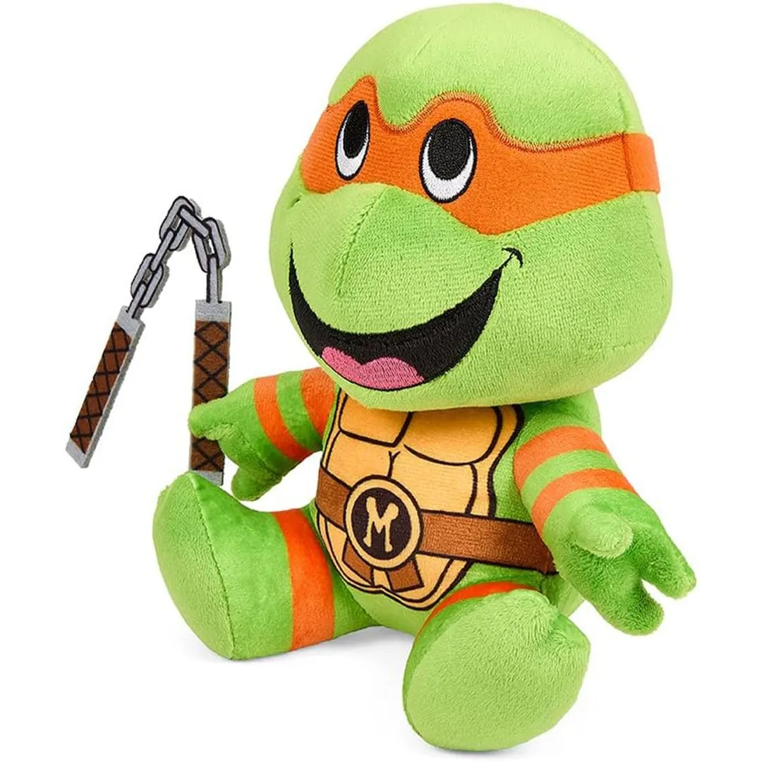 Kidrobot Teenage Mutant Ninja Turtles 7.5 Michelangelo Phunny Plush