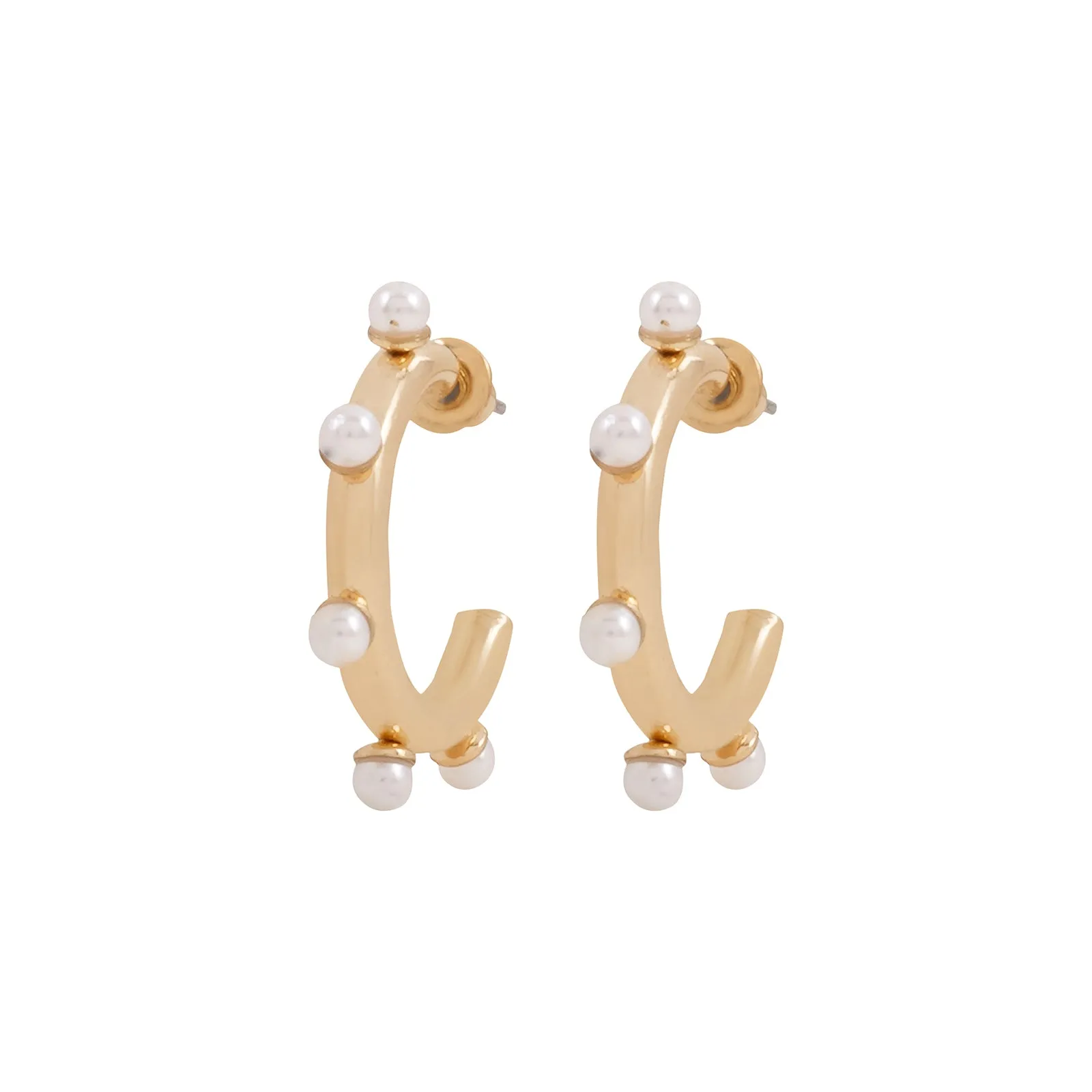 Lagune Pearl Gold Earrings