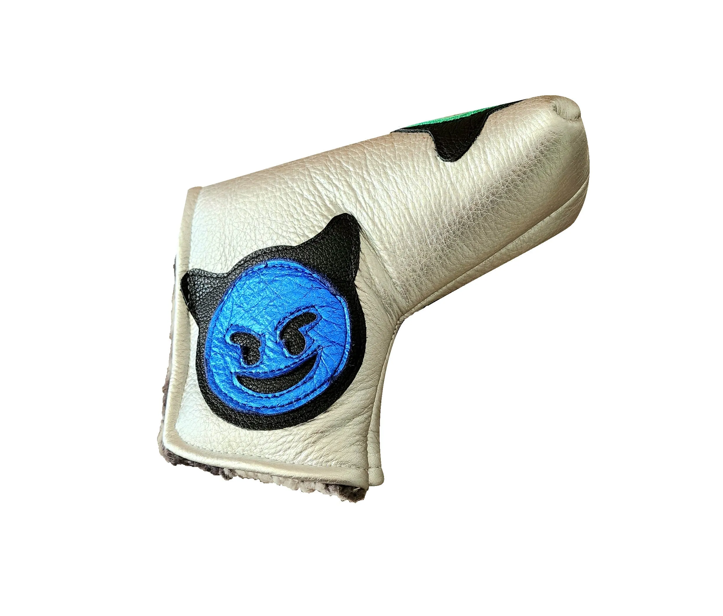 Limited Edition! The Demon Emoji Metallic Blade Putter Cover