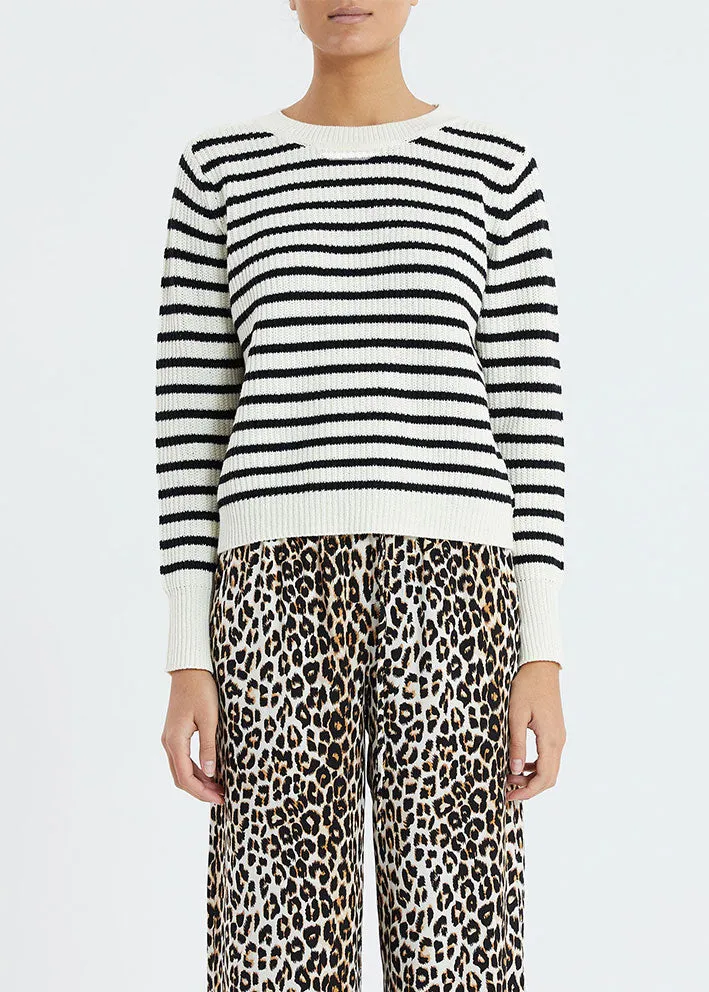 Lollys Laundry Dane Jumper - Black Stripe