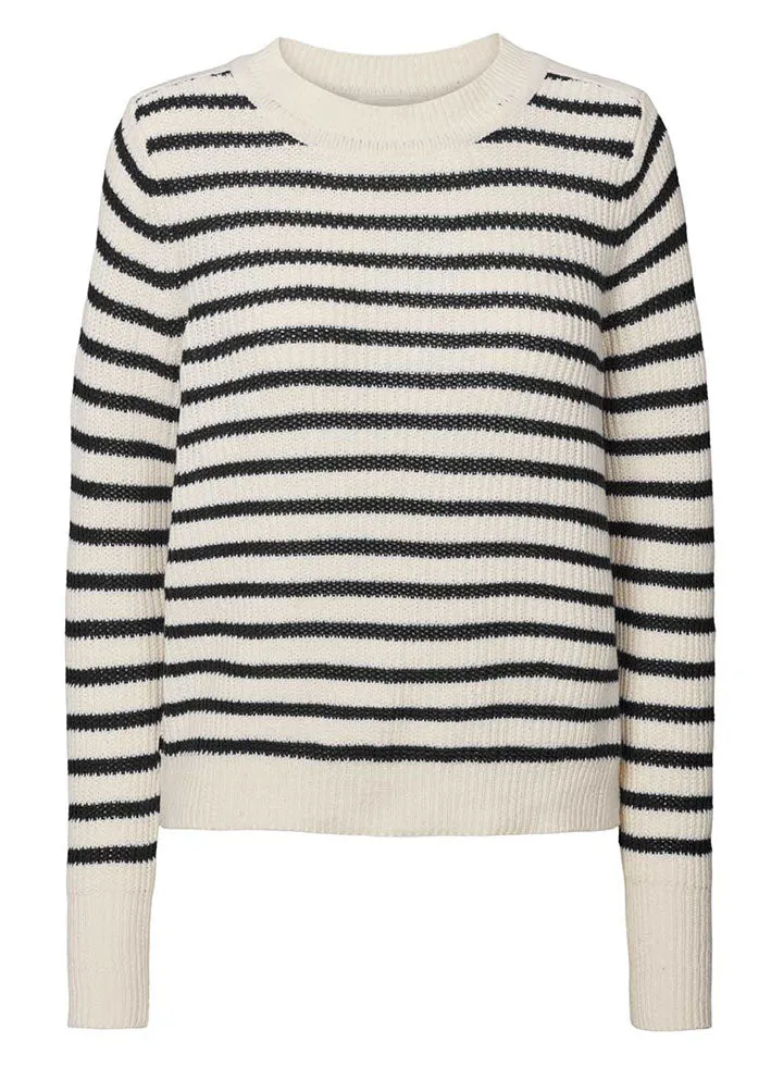 Lollys Laundry Dane Jumper - Black Stripe