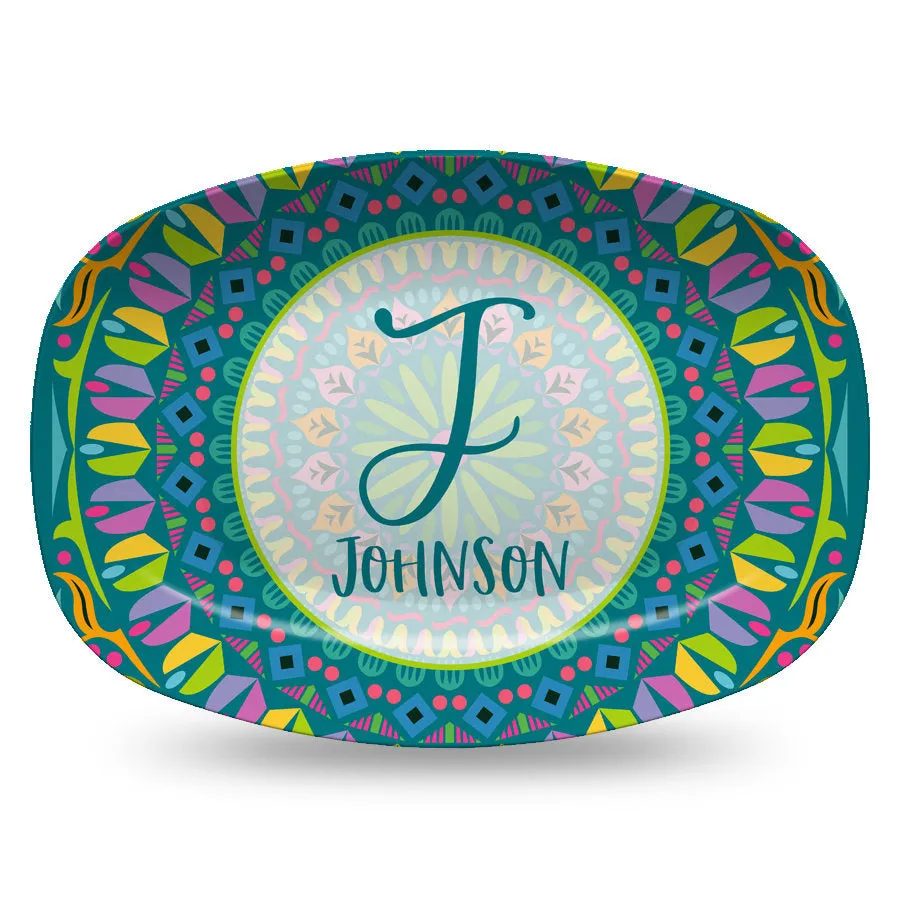 Mandala Talavera Inspired | Personalized Platter