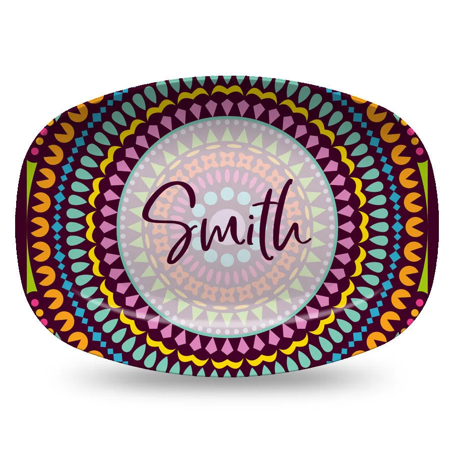 Mandala Talavera Inspired | Personalized Platter