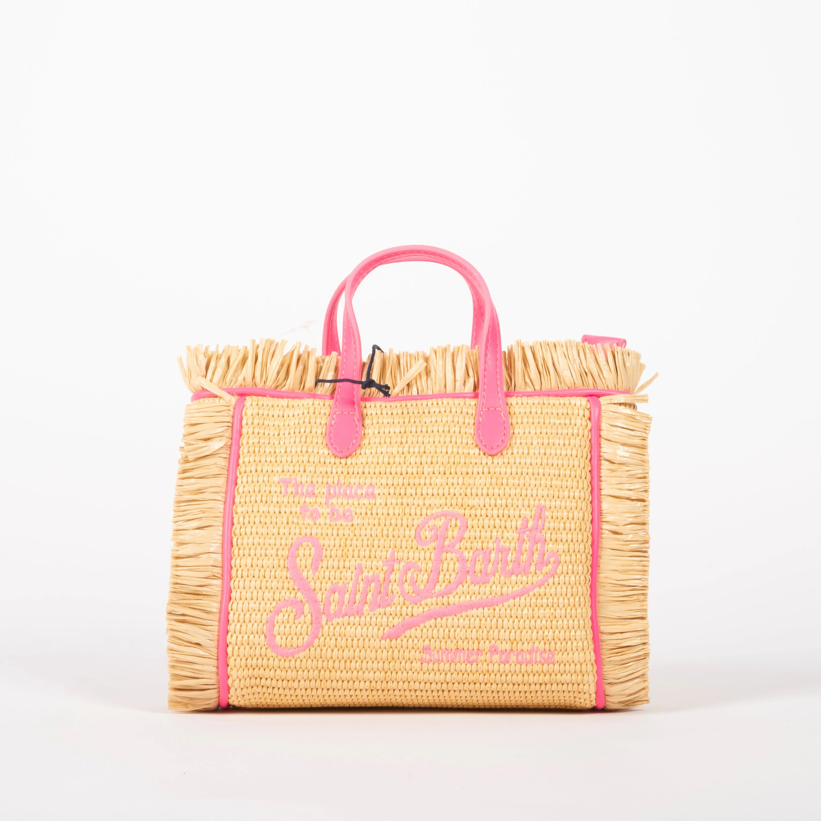 Mc2 Saint Barth borsa vanity mini raffia