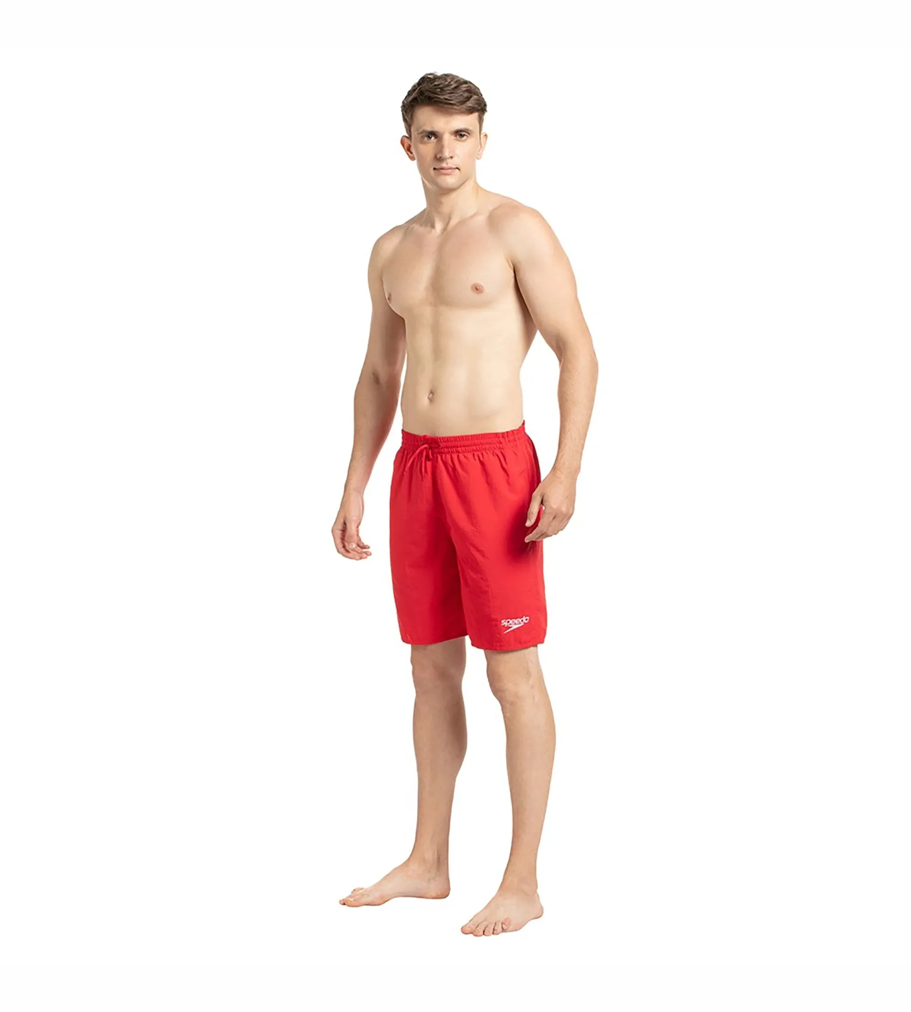 Men's Essential Watershorts - Fed Red & White