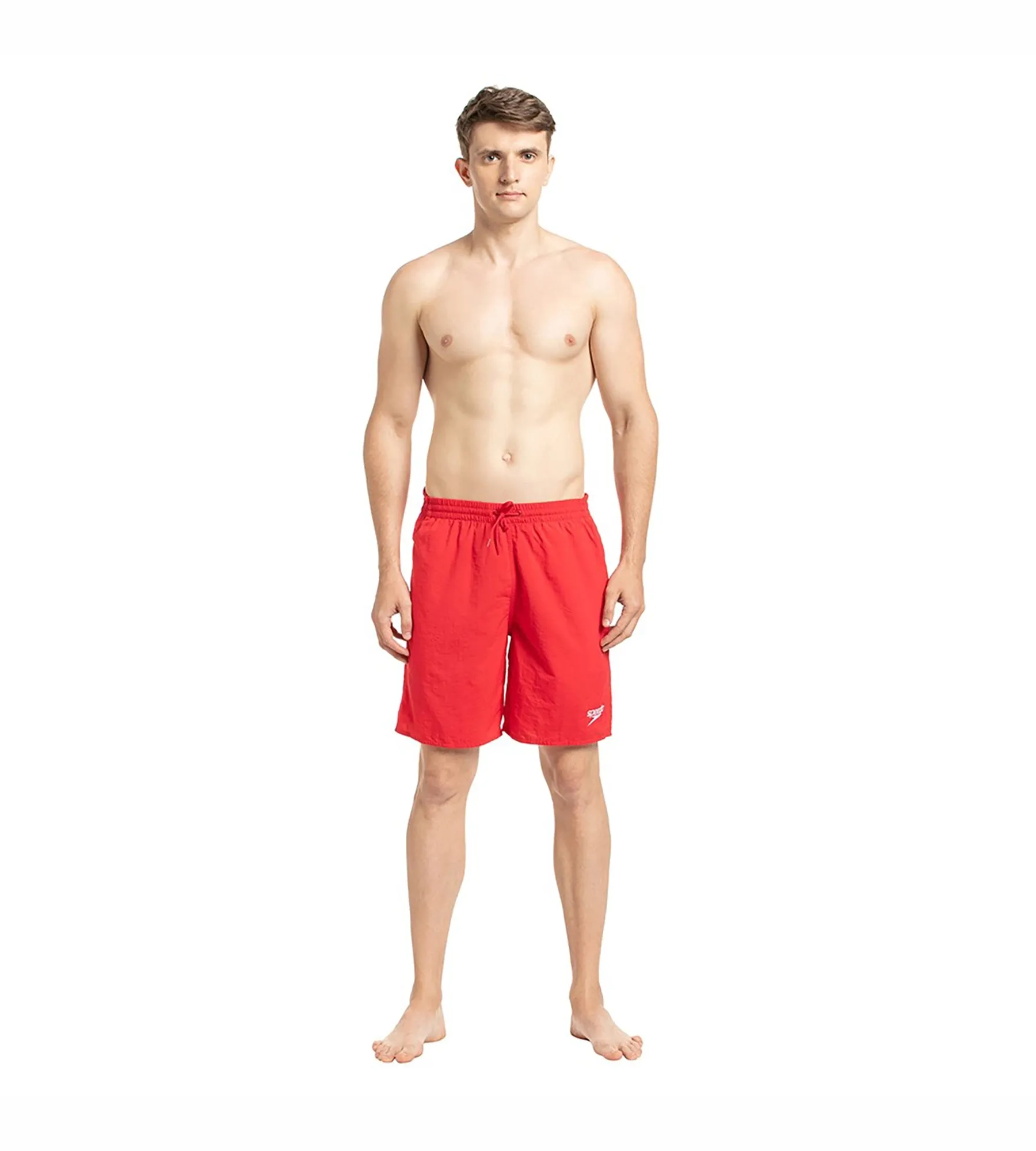 Men's Essential Watershorts - Fed Red & White