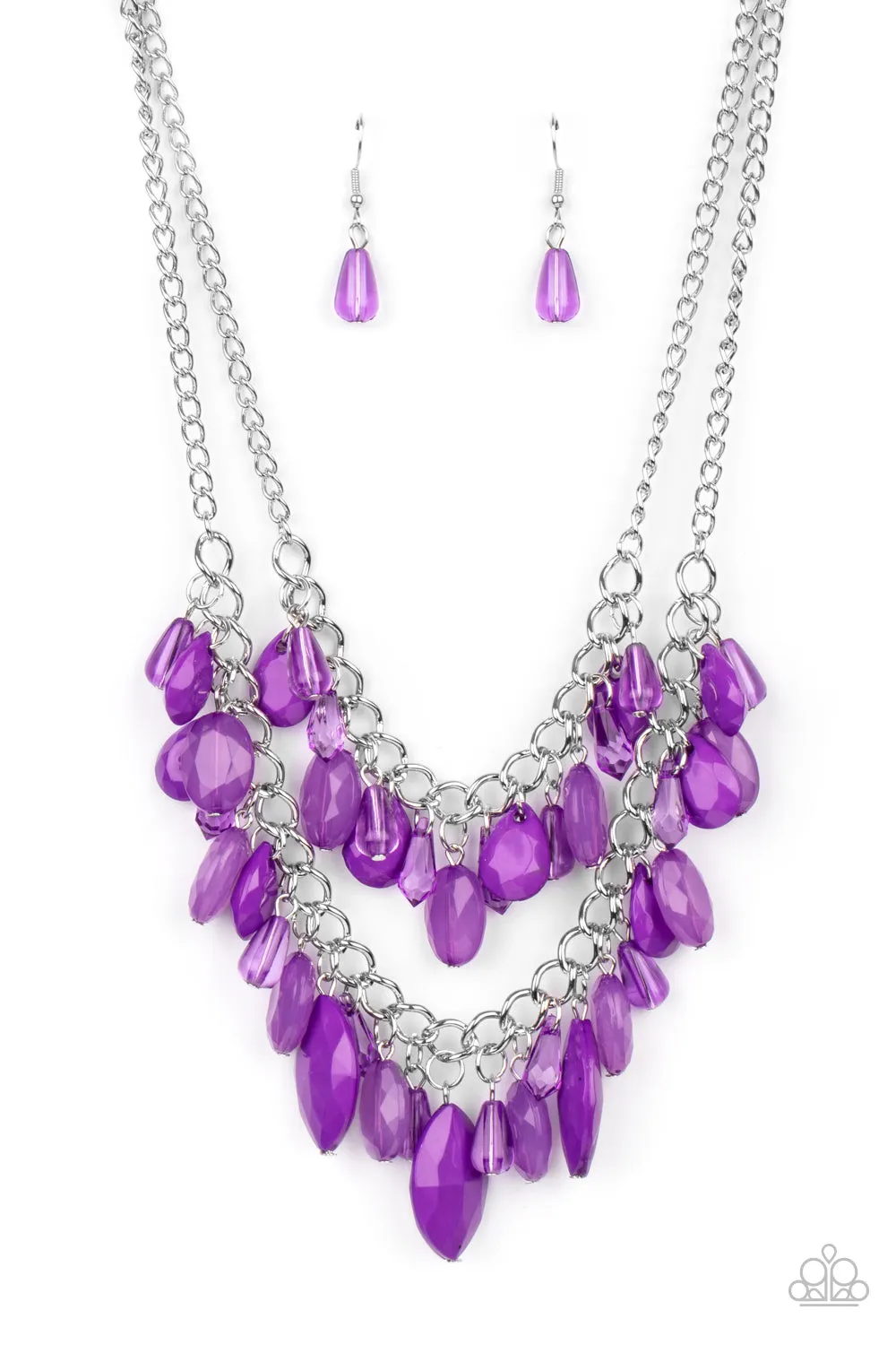 Midsummer Mixer - Purple Necklace