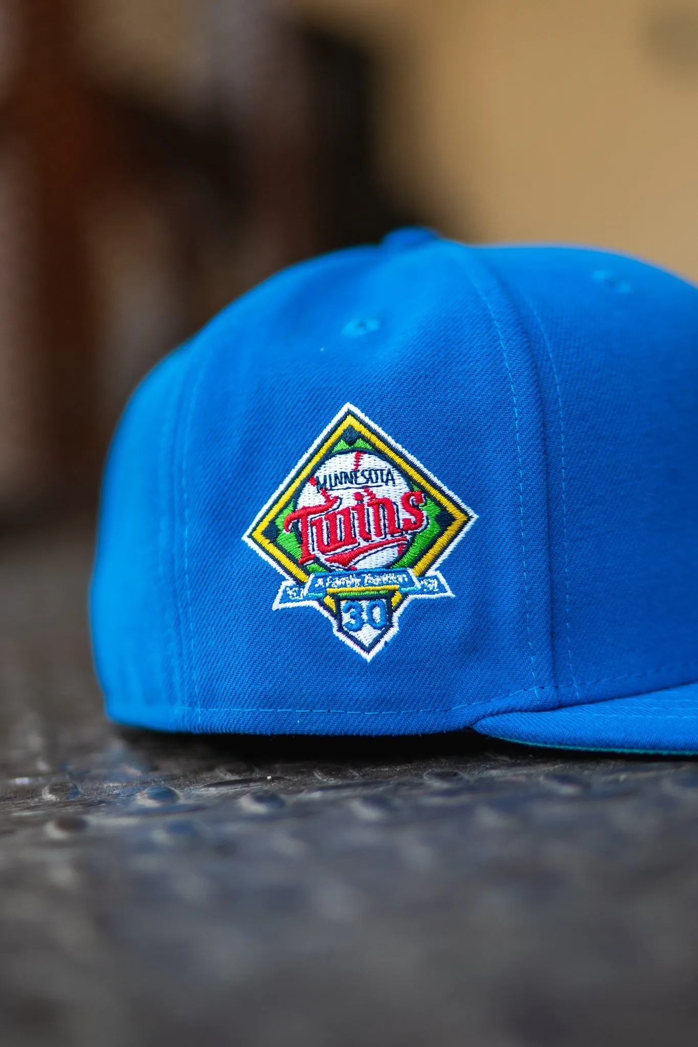 New Era Minnesota Twins 30th Anniversary Aqua UV (Marina Blue)