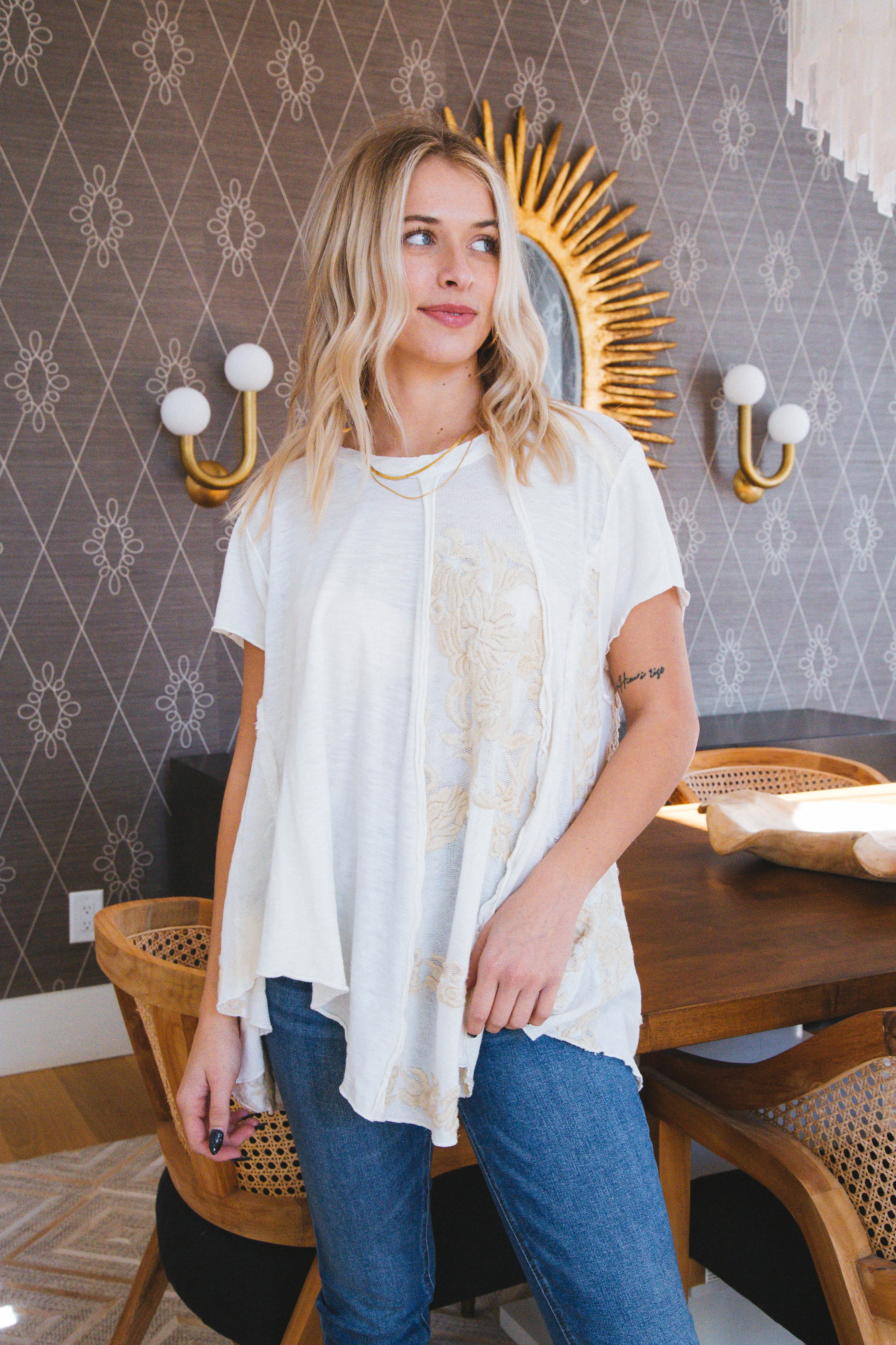 Palermo Tunic, Ecru | Free People