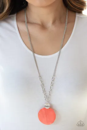 Paparazzi Necklace ~ A Top-SHELLer - Orange