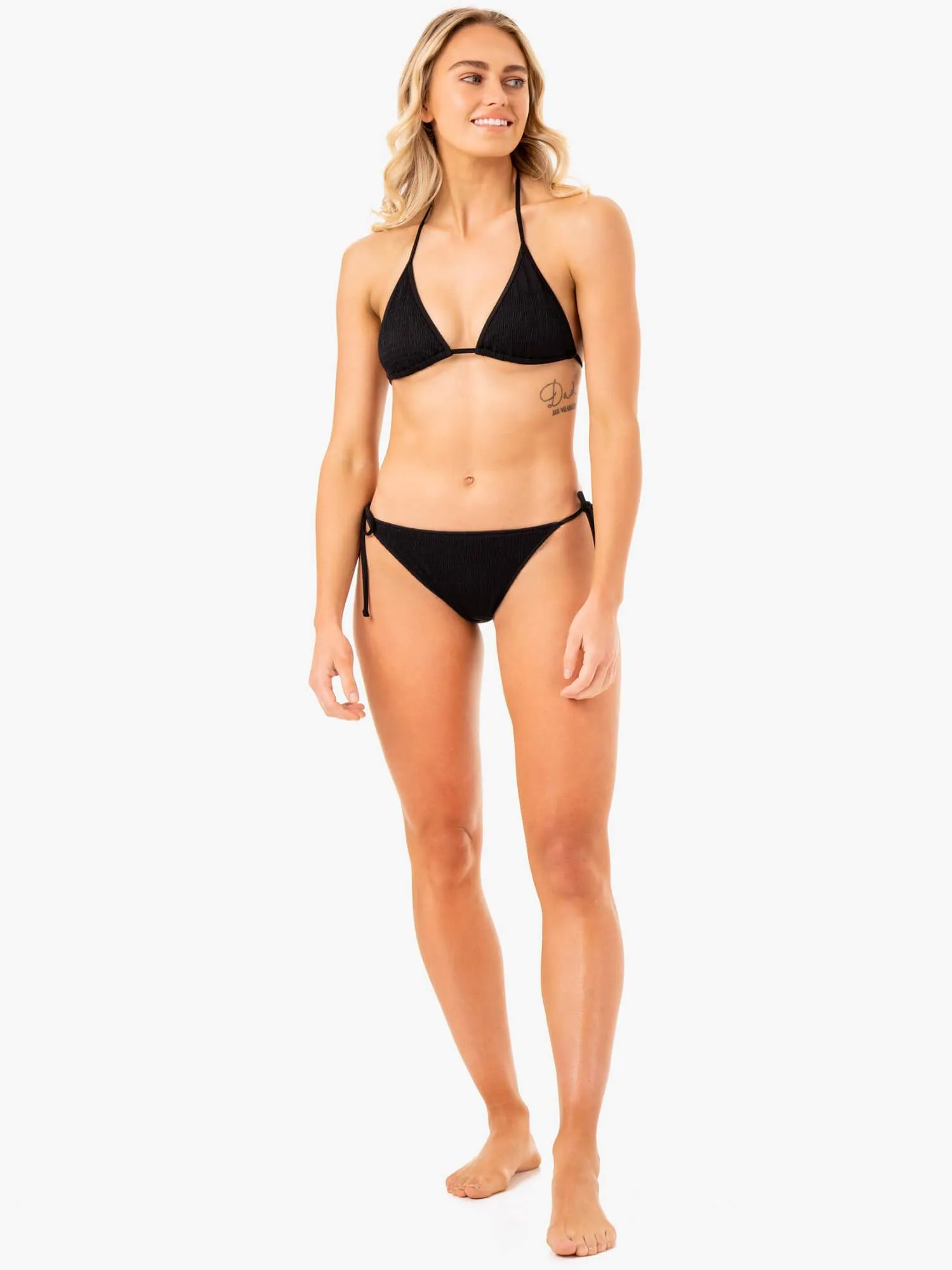 Paradise Tie Bikini Bottoms - Black