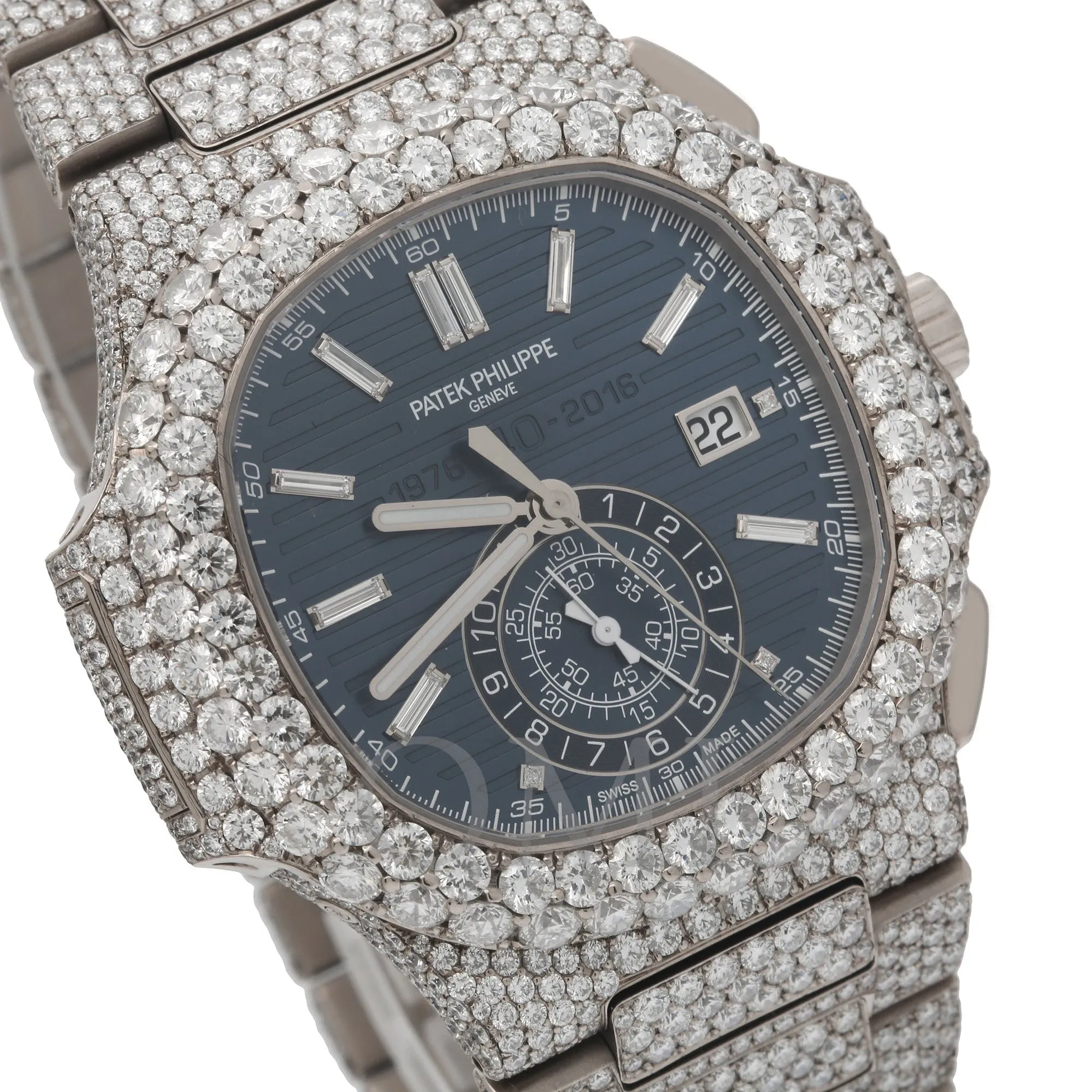 Patek Philippe Nautilus 40th Anniversary 5976/1G-001 44MM Diamond Dial With Diamond Bezel And Bracelet