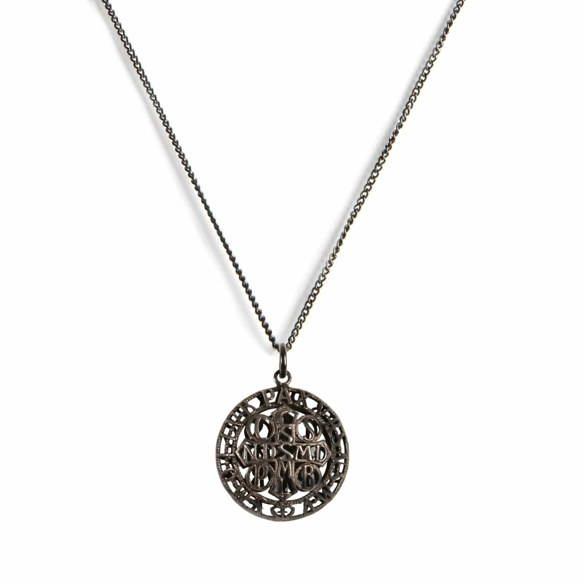 Peace Cross Globe Charm Necklace