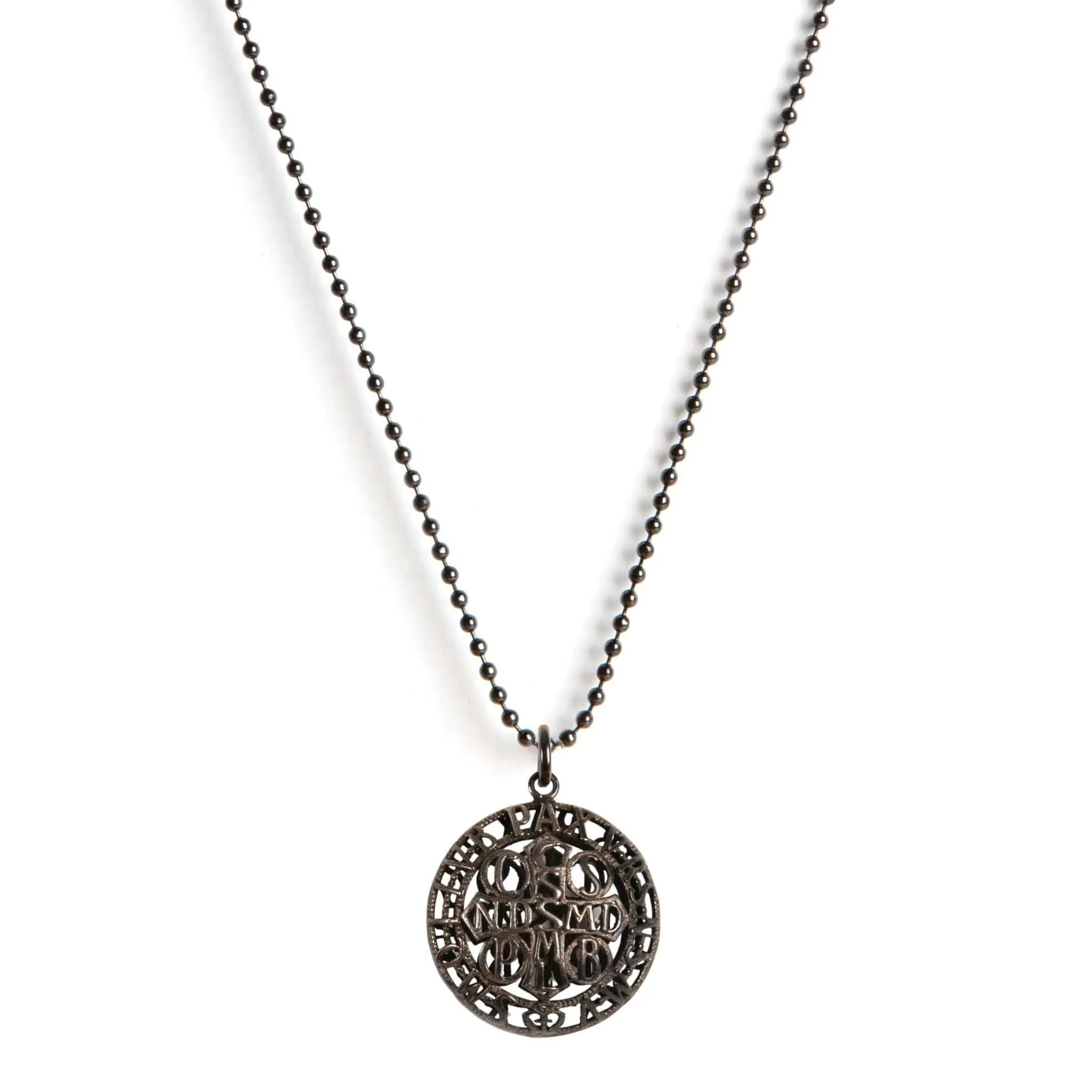 Peace Cross Globe Charm Necklace